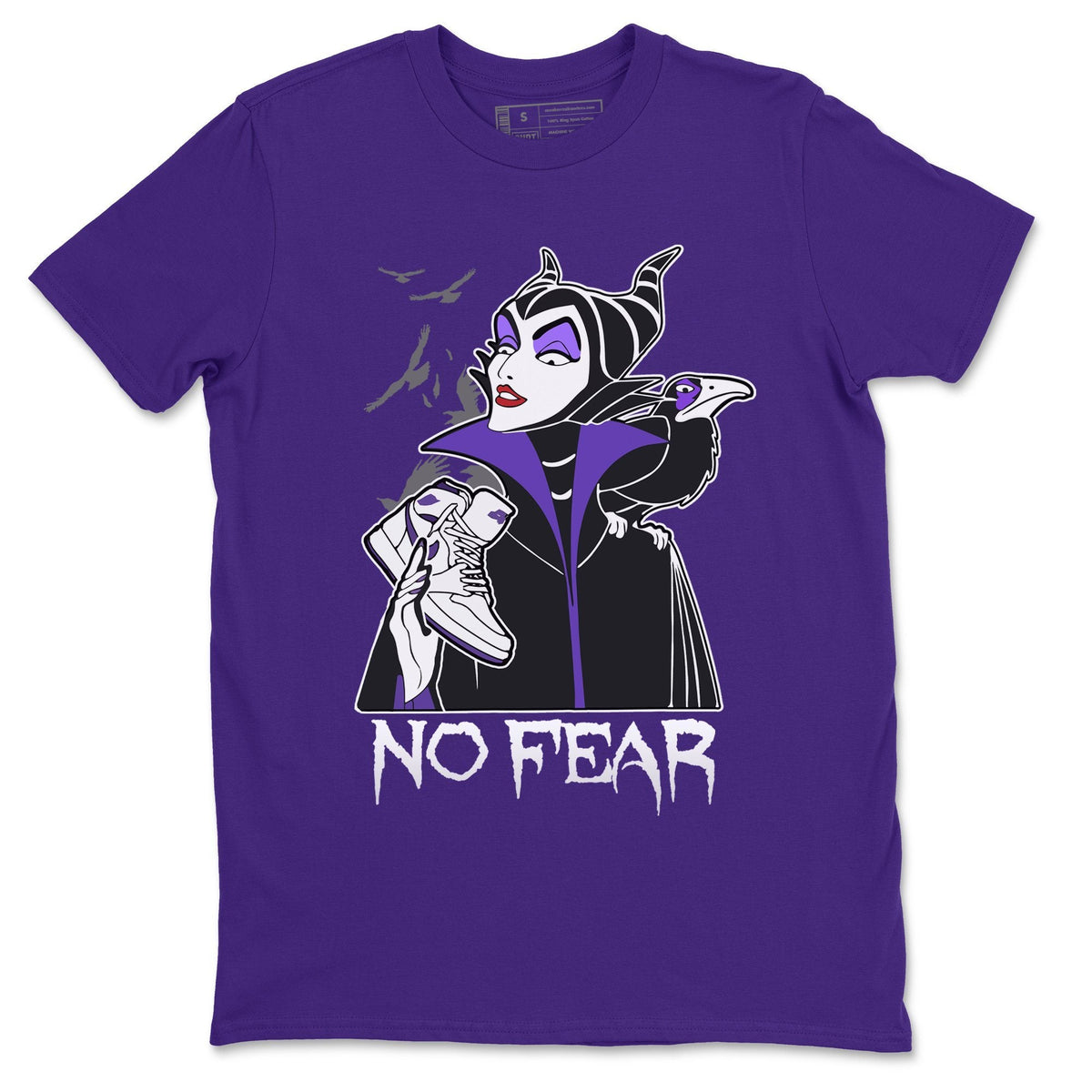Jordan 1 WMNS Court Purple Shirt To Match Jordans No Fear Sneaker Tees Jordan 1 WMNS Court Purple Drip Gear Zone Sneaker Matching Clothing Unisex Shirts