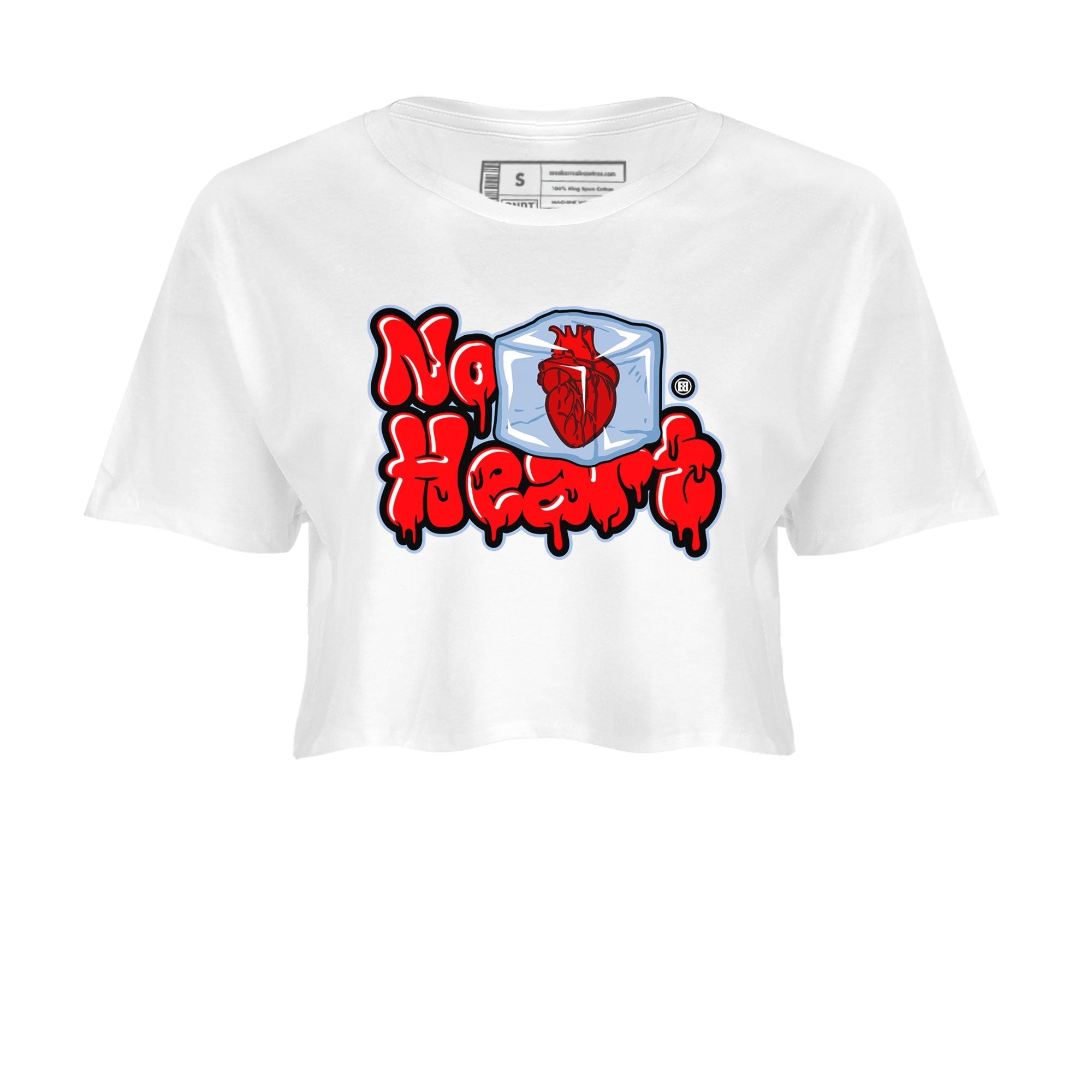 Air Jordan 11 Cherry shirt to match jordans No Hearts sneaker tees Air Jordan 11 Retro Cherry Drip Gear Zone White 2 Crop T-Shirt