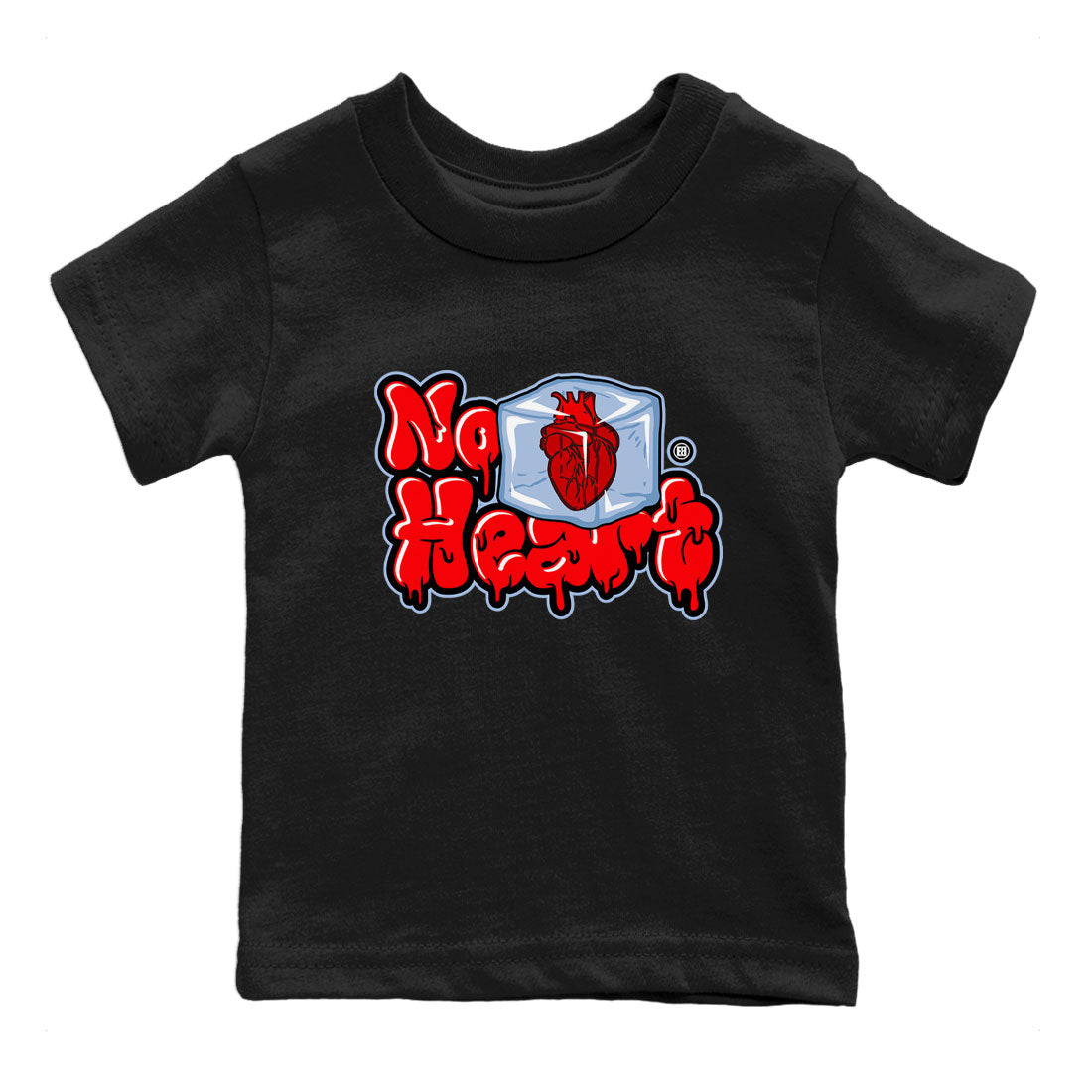 Air Jordan 11 Cherry shirt to match jordans No Hearts sneaker tees Air Jordan 11 Retro Cherry Drip Gear Zone Baby Toddler Black 2 T-Shirt