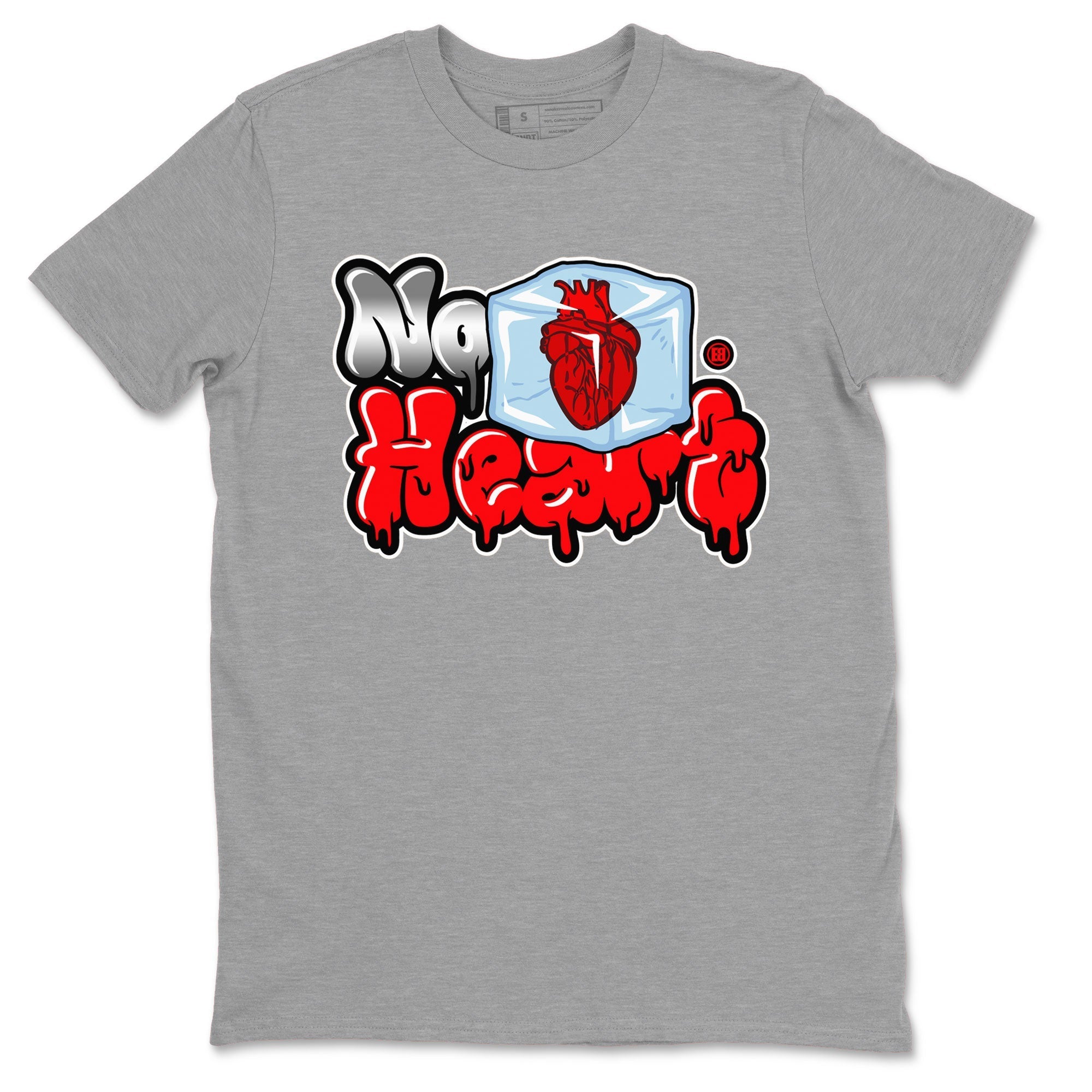 Air Jordan 12 Cherry shirt to match jordans No Hearts sneaker tees Air Jordan 12 Cherry Drip Gear Zone Unisex Heather Grey 2 T-Shirt