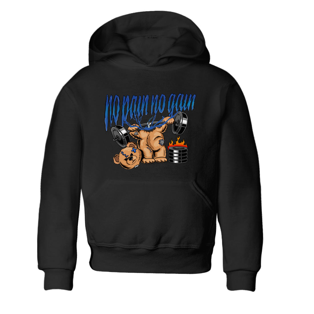 Air Jordan 3 Wizards Sneaker Match Tees No Pain No Gain Streetwear Sneaker Shirt Air Jordan 3 Retro Wizards Sneaker Release Tees Kids Shirts Black 2