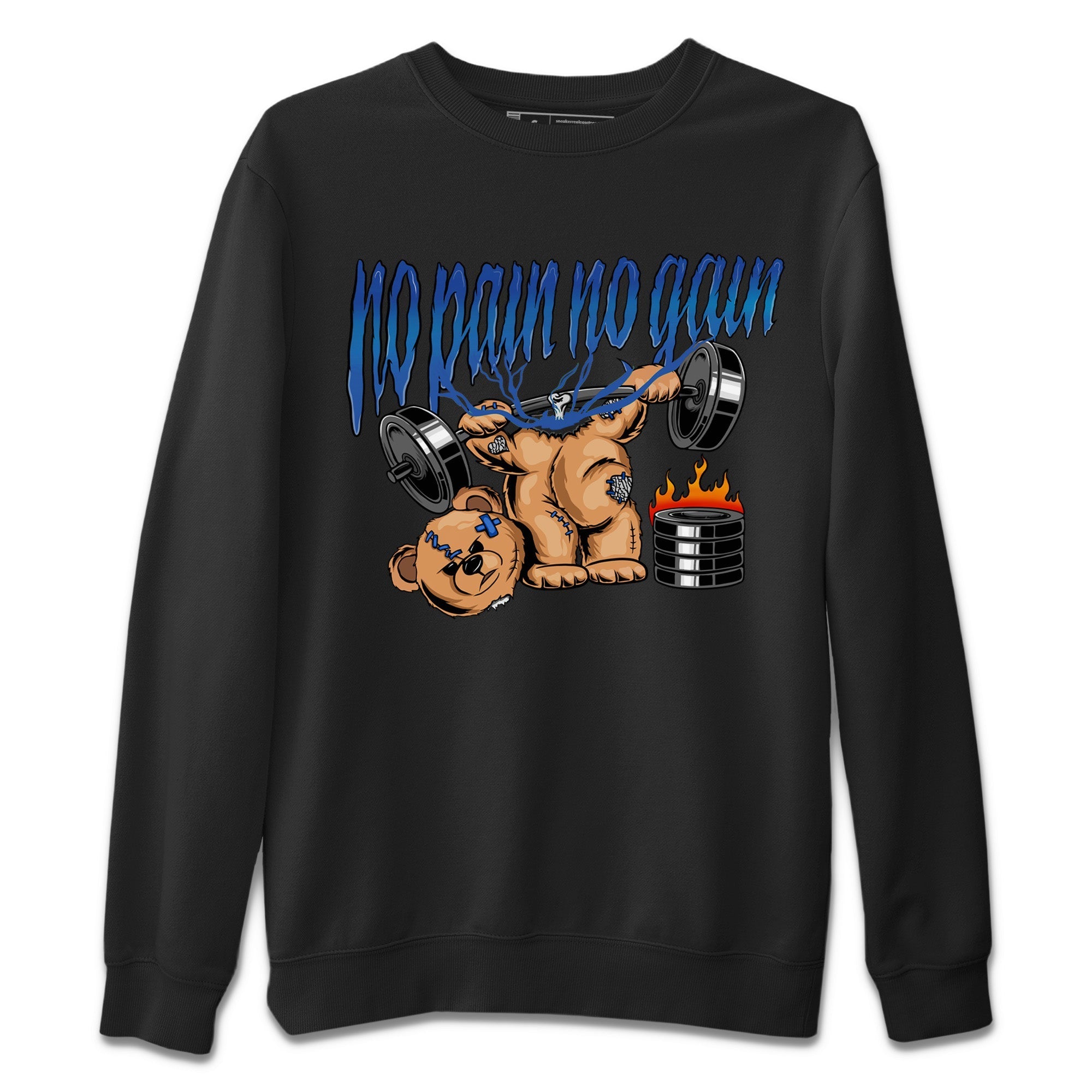 Air Jordan 3 Wizards Sneaker Match Tees No Pain No Gain Streetwear Sneaker Shirt Air Jordan 3 Retro Wizards Sneaker Release Tees Unisex Shirts Black 2