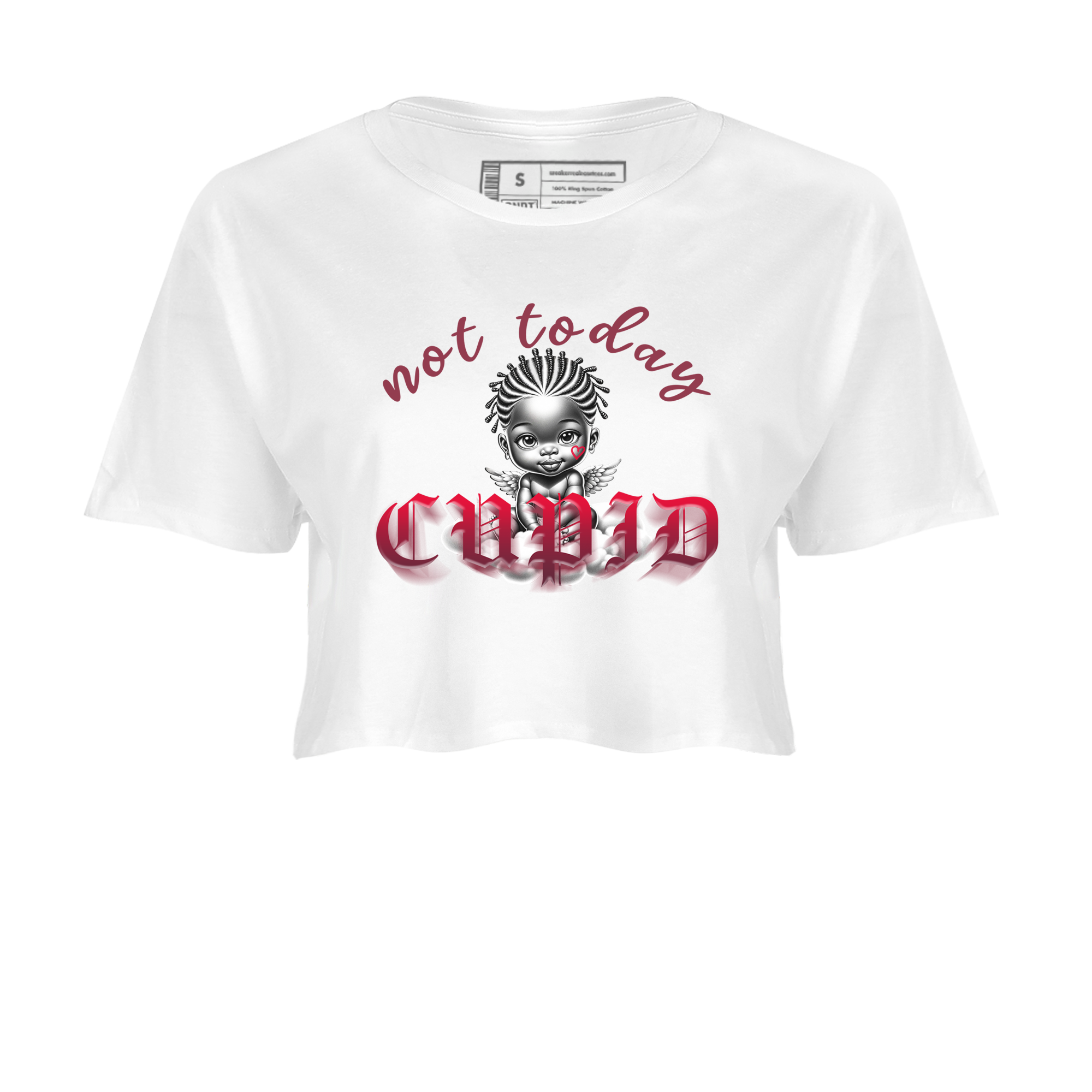 AF1 Layers Of Love shirt Valentine's Day Shirt to match jordans Not Today Cupid sneaker tees Air Force 1 Layers Of Love Drip Gear Zone White 2 crop length shirt