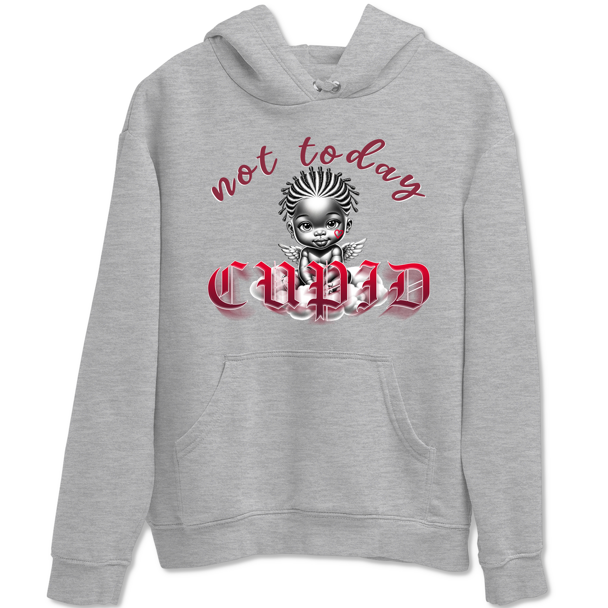 AF1 Layers Of Love shirt Valentine's Day Shirt to match jordans Not Today Cupid sneaker tees Air Force 1 Layers Of Love Drip Gear Zone unisex cotton Heather Grey 2 crew neck shirt