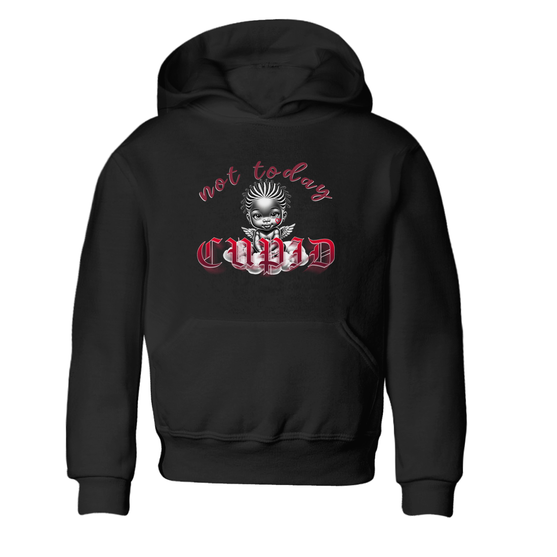 AF1 Layers Of Love shirt Valentine's Day Shirt to match jordans Not Today Cupid sneaker tees Air Force 1 Layers Of Love Drip Gear Zone baby toddler Black 2 cotton Shirt