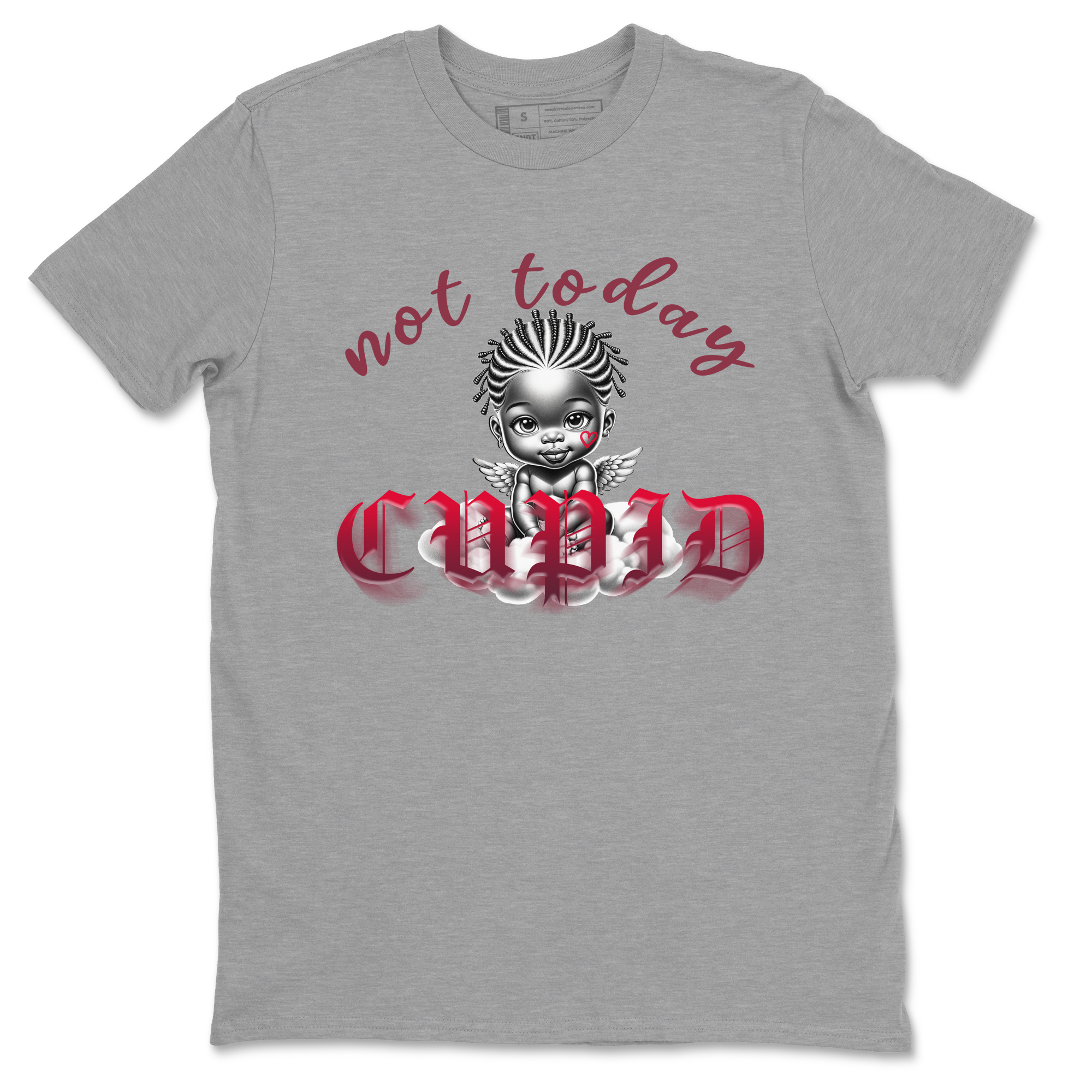 AF1 Layers Of Love shirt Valentine's Day Shirt to match jordans Not Today Cupid sneaker tees Air Force 1 Layers Of Love Drip Gear Zone unisex cotton Heather Grey 2 crew neck shirt