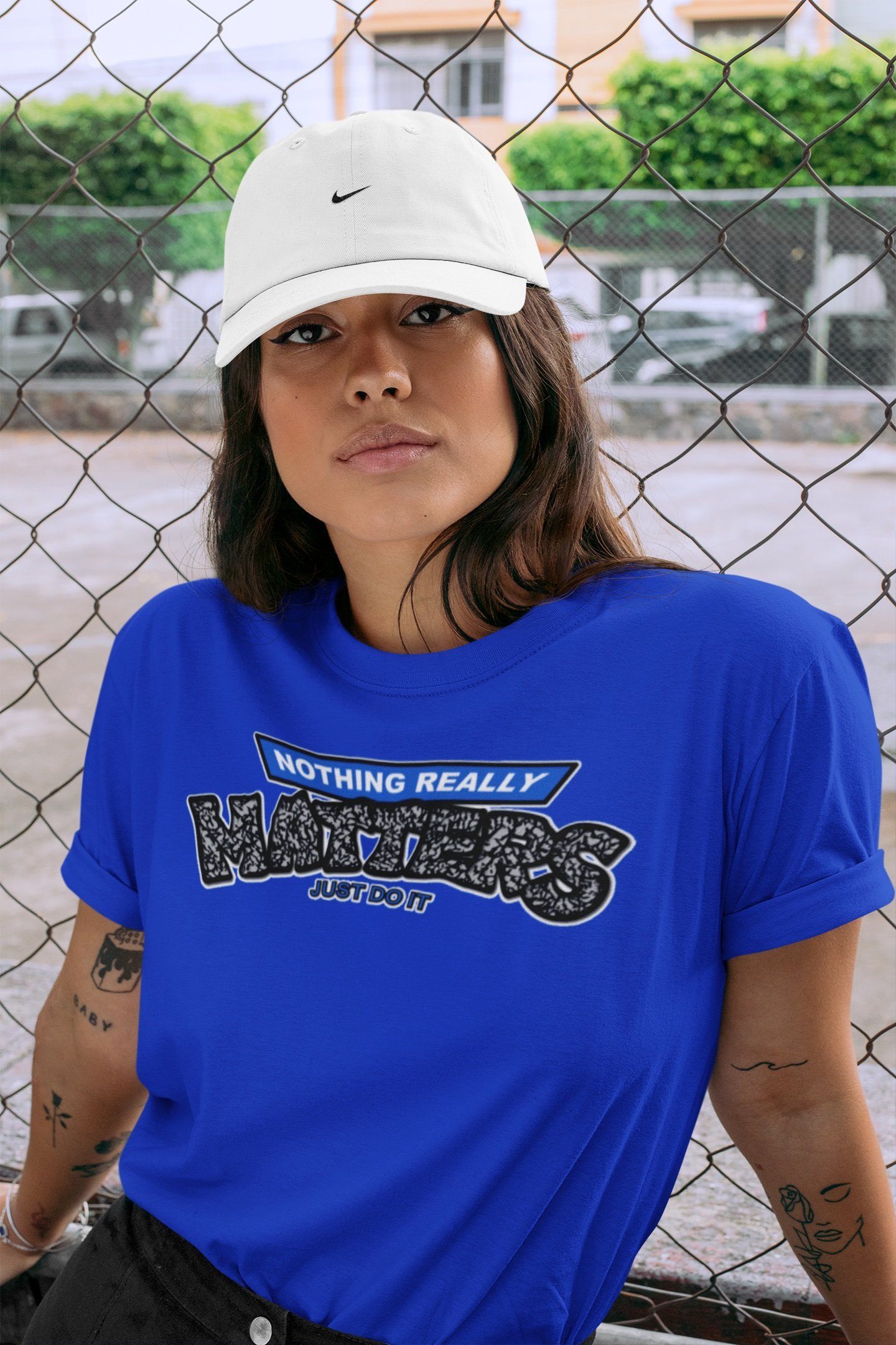 Jordan 3 Racer Blue Shirt To Match Jordans Nothing Matters Sneaker Tees Jordan 3 Racer Blue Drip Gear Zone Sneaker Matching Clothing Unisex Shirts