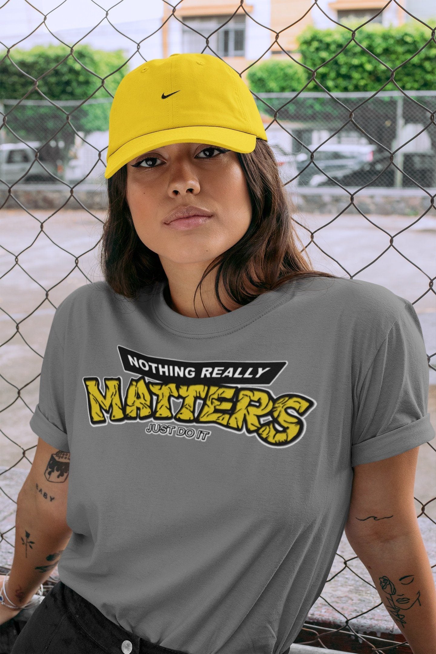 Jordan 4 Lightning Shirt To Match Jordans Nothing Matters Sneaker Tees Jordan 4 Lightning Drip Gear Zone Sneaker Matching Clothing Unisex Shirts