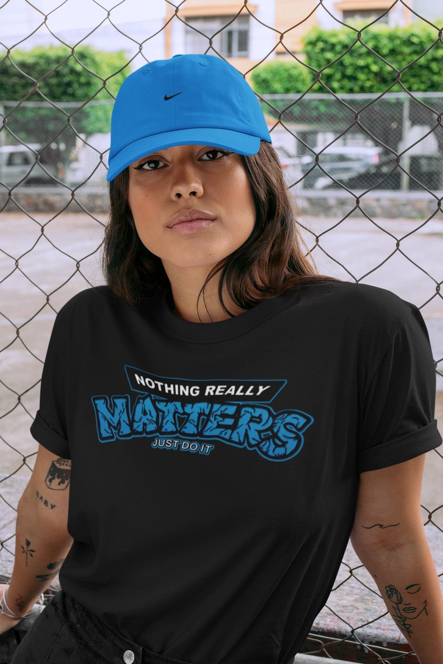 Jordan 1 Travis Scott Fragment Shirt To Match Jordans Nothing Matters Sneaker Tees Jordan 1 Travis Scott Fragment Drip Gear Zone Sneaker Matching Clothing Unisex Shirts