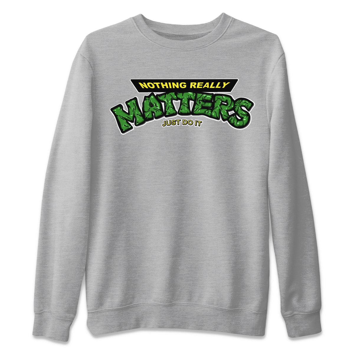 Dunk Reverse Brazil Sneaker Match Tees Nothing Matters Sneaker Tees Dunk Reverse Brazil Jordan to match sneaker T-Shirt Crew Neck Shirts