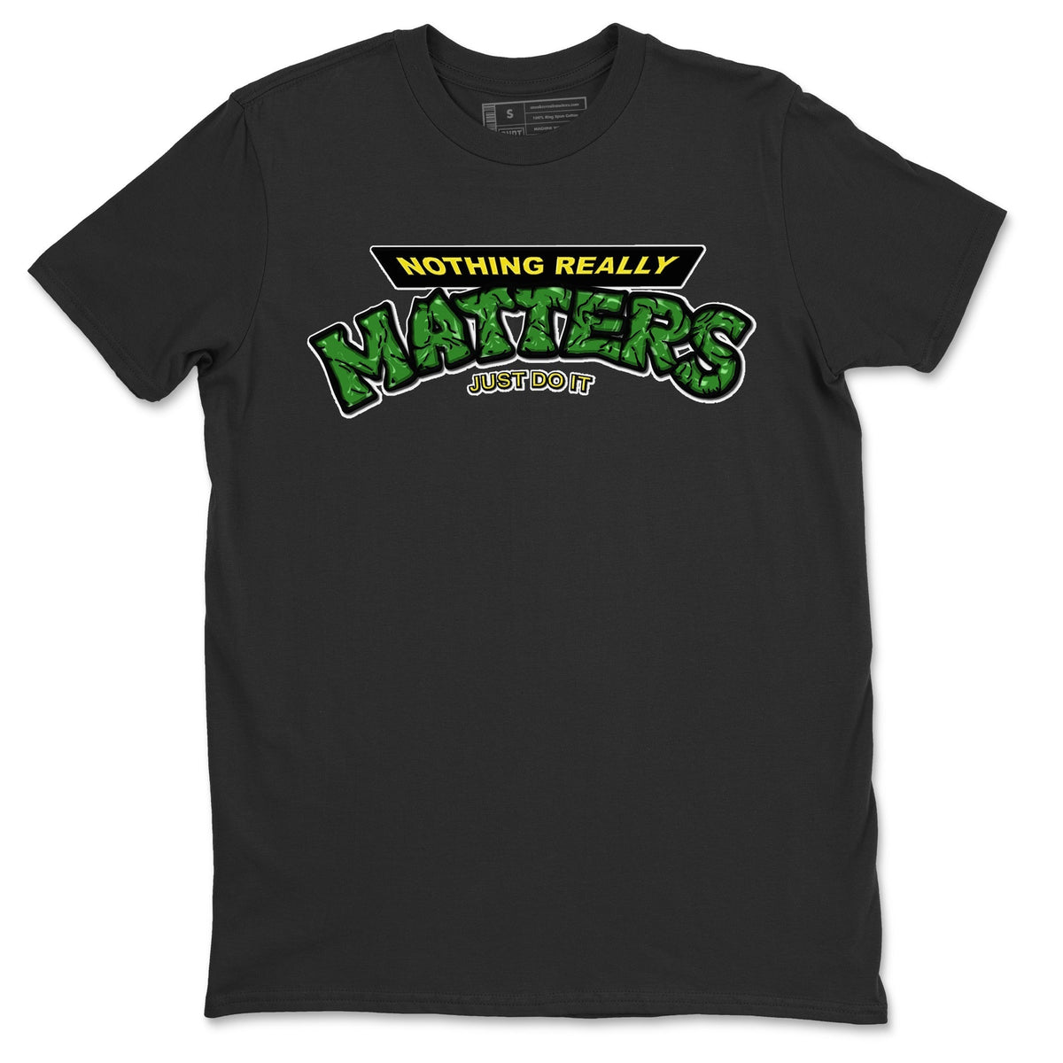 Dunk Reverse Brazil Sneaker Match Tees Nothing Matters Sneaker Tees Dunk Reverse Brazil Jordan to match sneaker T-Shirt Crew Neck Shirts