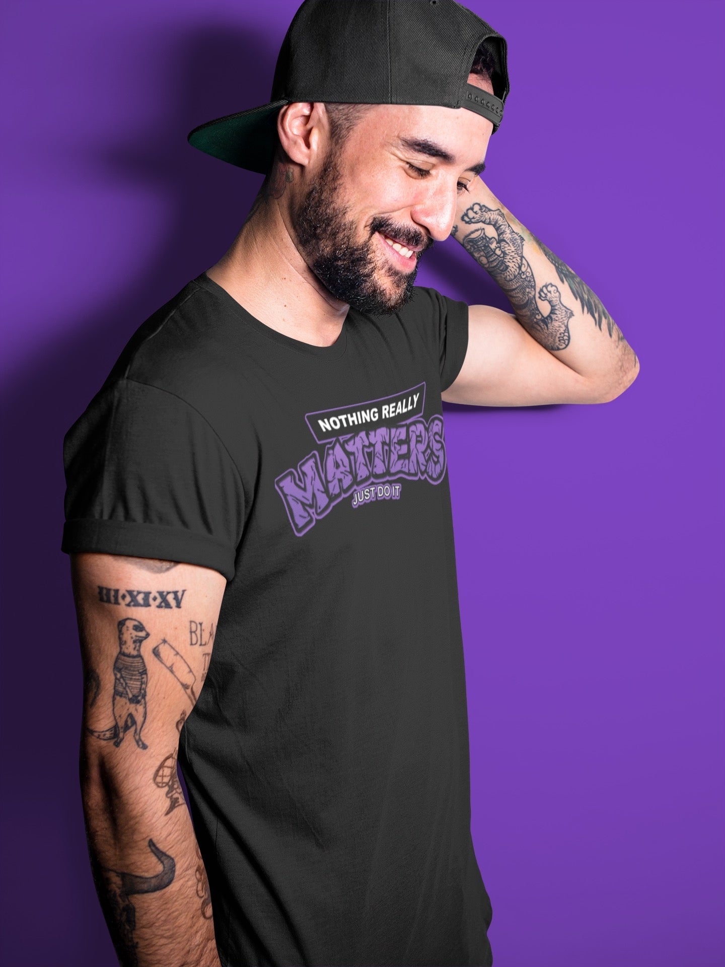 Jordan 13 Court Purple Shirt To Match Jordans Nothing Matters Sneaker Tees Jordan 13 Court Purple Drip Gear Zone Sneaker Matching Clothing Unisex Shirts