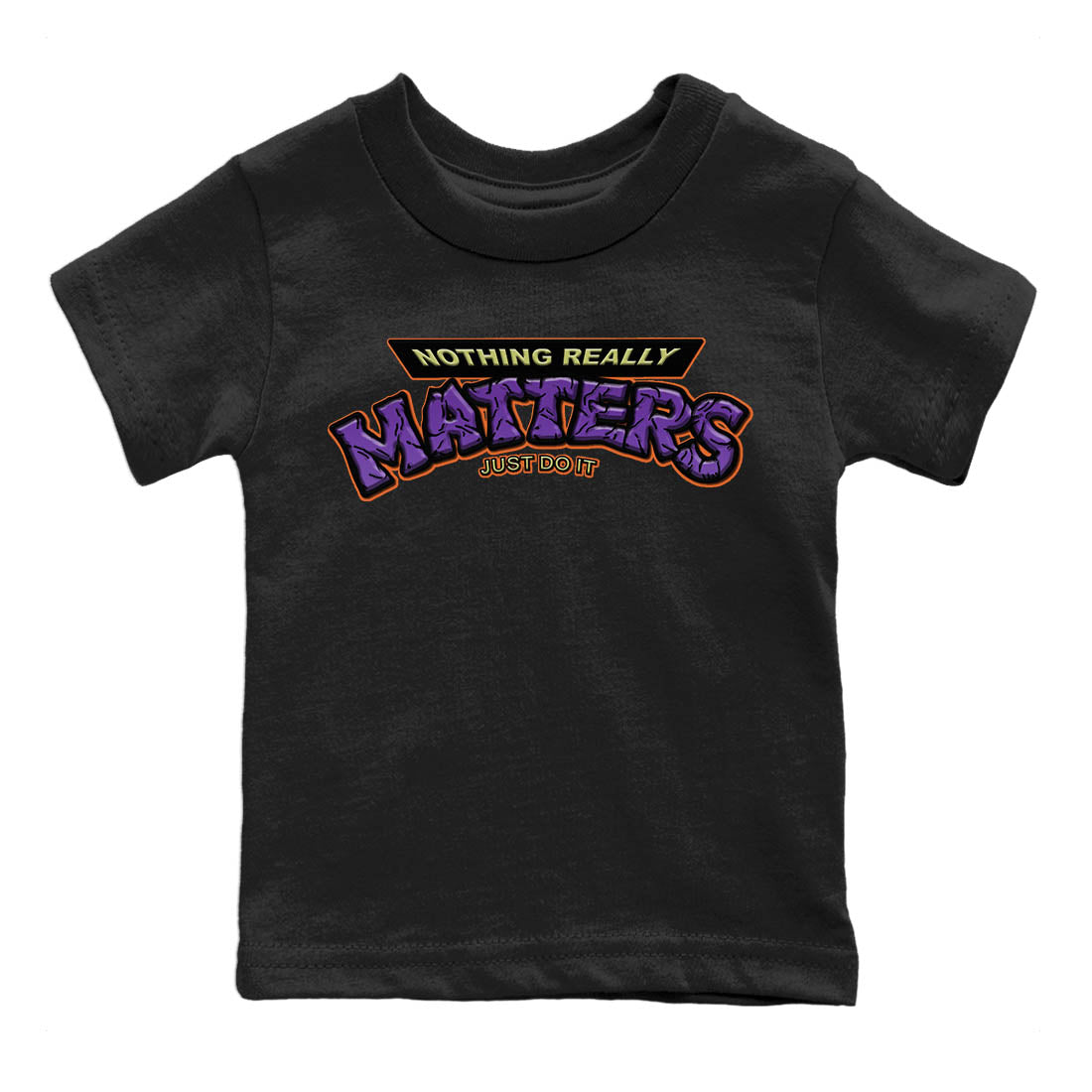 Jordan 4 Canyon Purple Sneaker Matching T-Shirt Nothing Matters Sneaker Tees Jordan 4 Canyon Purple Sneaker Release Tees Kids Shirts