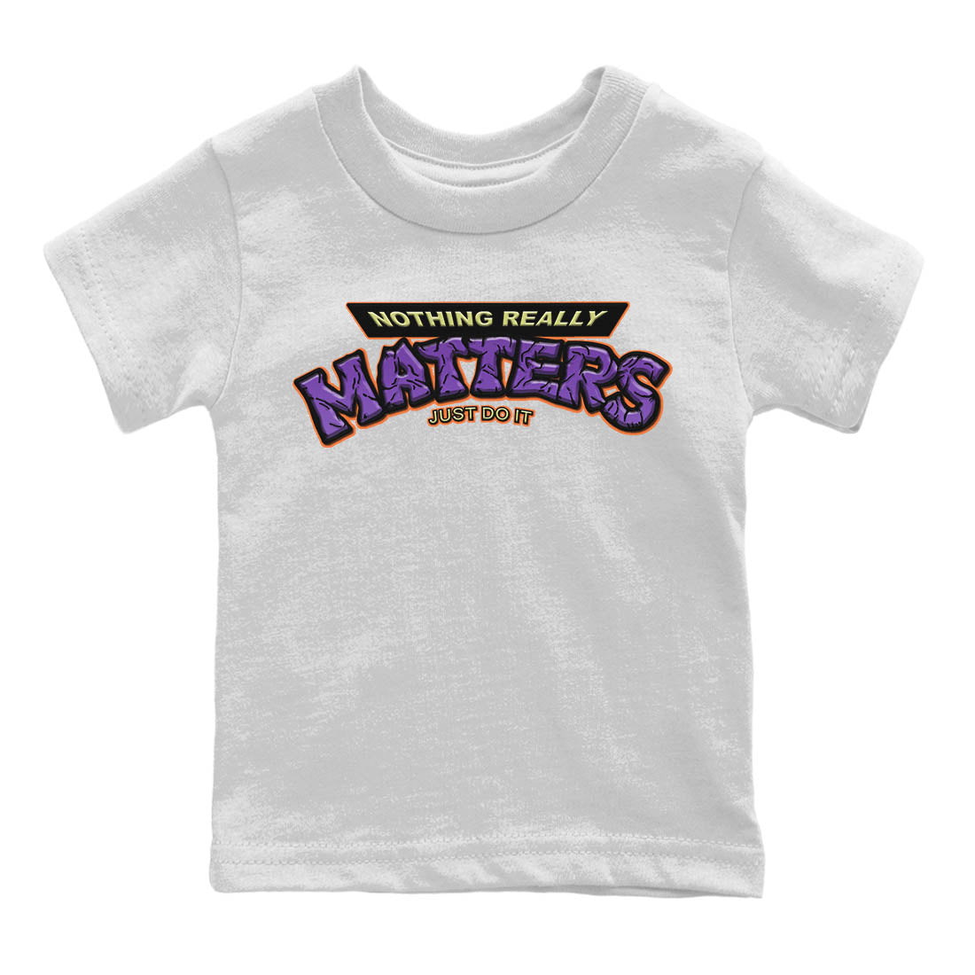 Jordan 4 Canyon Purple Sneaker Matching T-Shirt Nothing Matters Sneaker Tees Jordan 4 Canyon Purple Sneaker Release Tees Kids Shirts