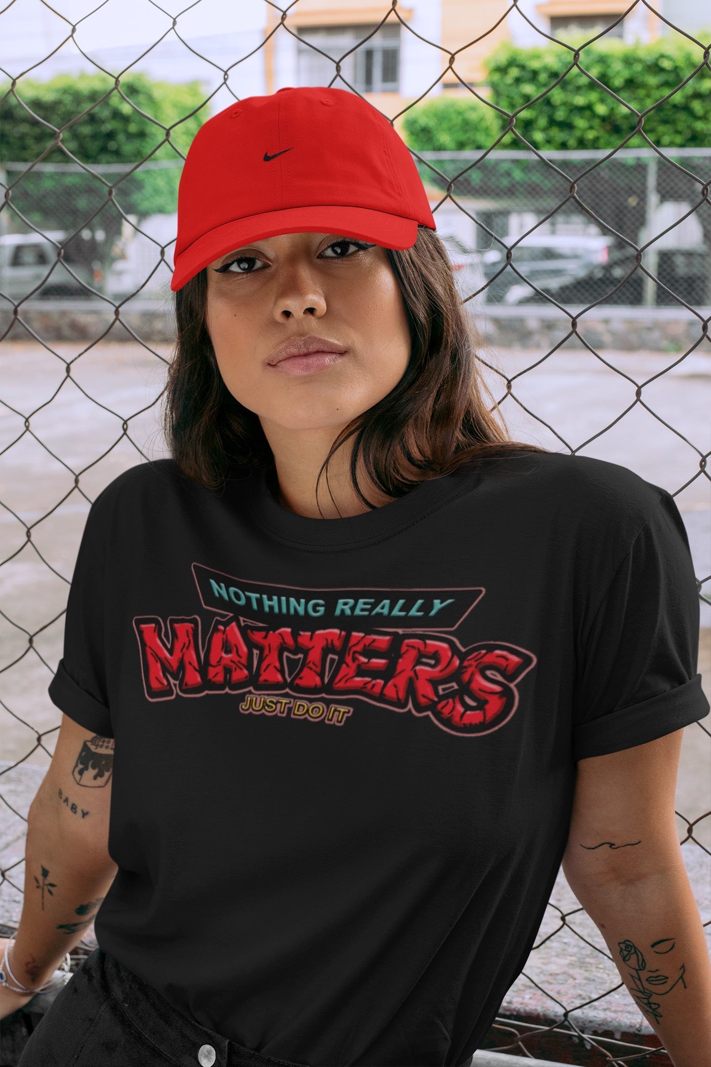 Yeezy 700 Hi-Res Red Shirt To Match Jordans Nothing Matters Sneaker Tees Yeezy 700 Hi-Res Red Drip Gear Zone Sneaker Matching Clothing Unisex Shirts