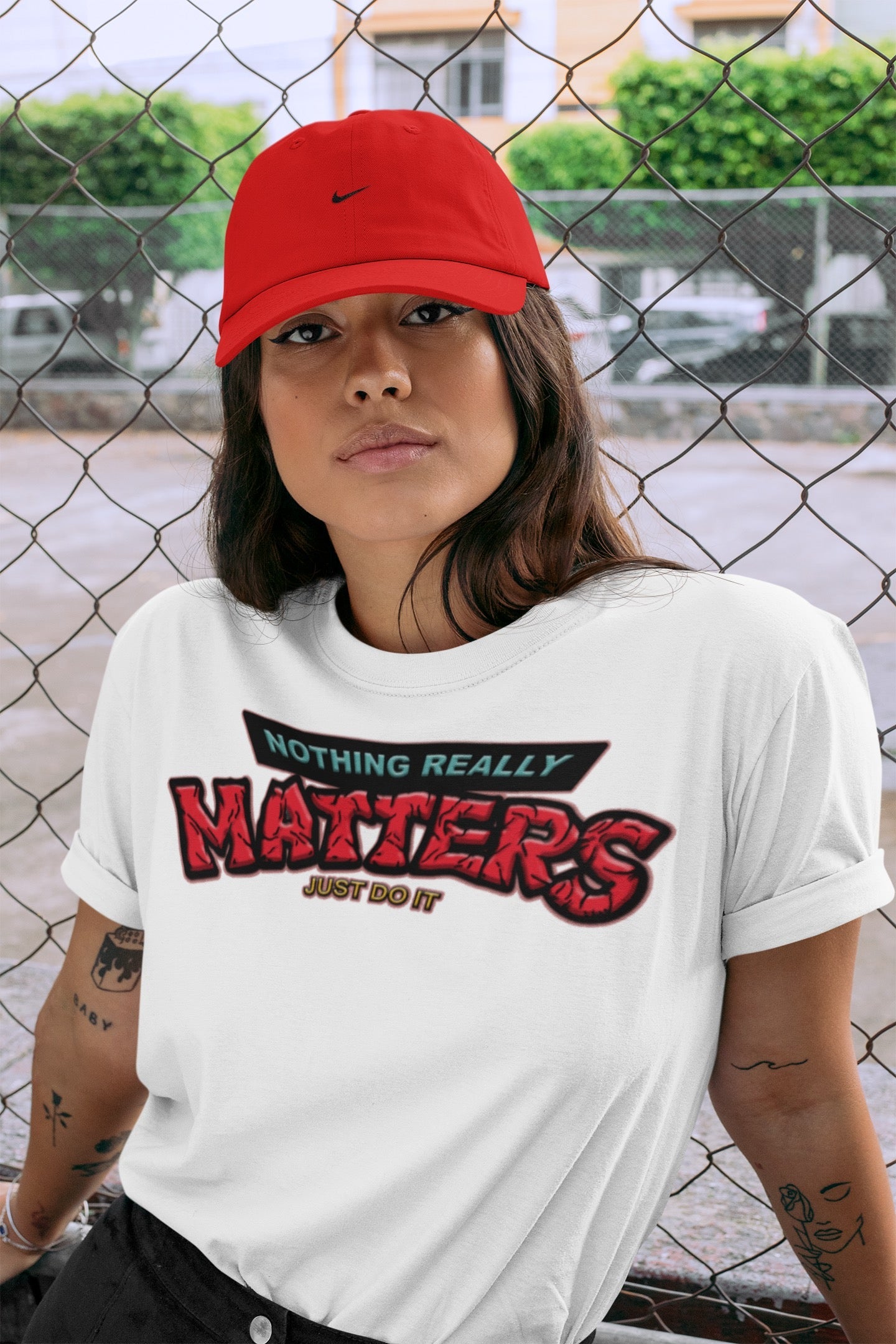 Yeezy 700 Hi-Res Red Shirt To Match Jordans Nothing Matters Sneaker Tees Yeezy 700 Hi-Res Red Drip Gear Zone Sneaker Matching Clothing Unisex Shirts
