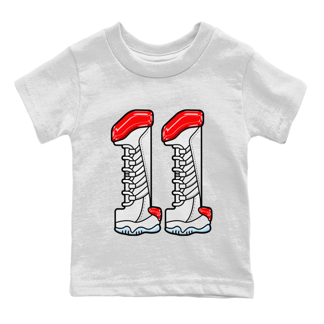 Air Jordan 11 cherry Sneaker Match Tees Number 11 Sneaker Tees Air Jordan 11 cherry Jordan to match sneaker T-Shirt Kids Shirts