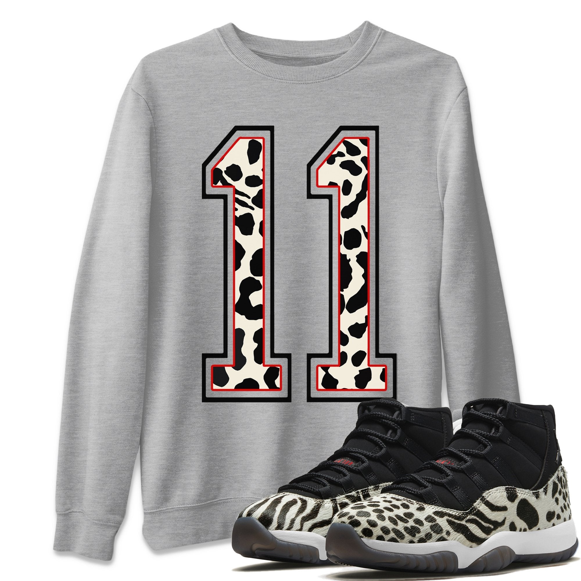 Jordan 11 Animal Instinct Shirt To Match Jordans Texture 11 Sneaker Tees Jordan 11 Animal Instinct Drip Gear Zone Sneaker Matching Clothing Unisex Shirts