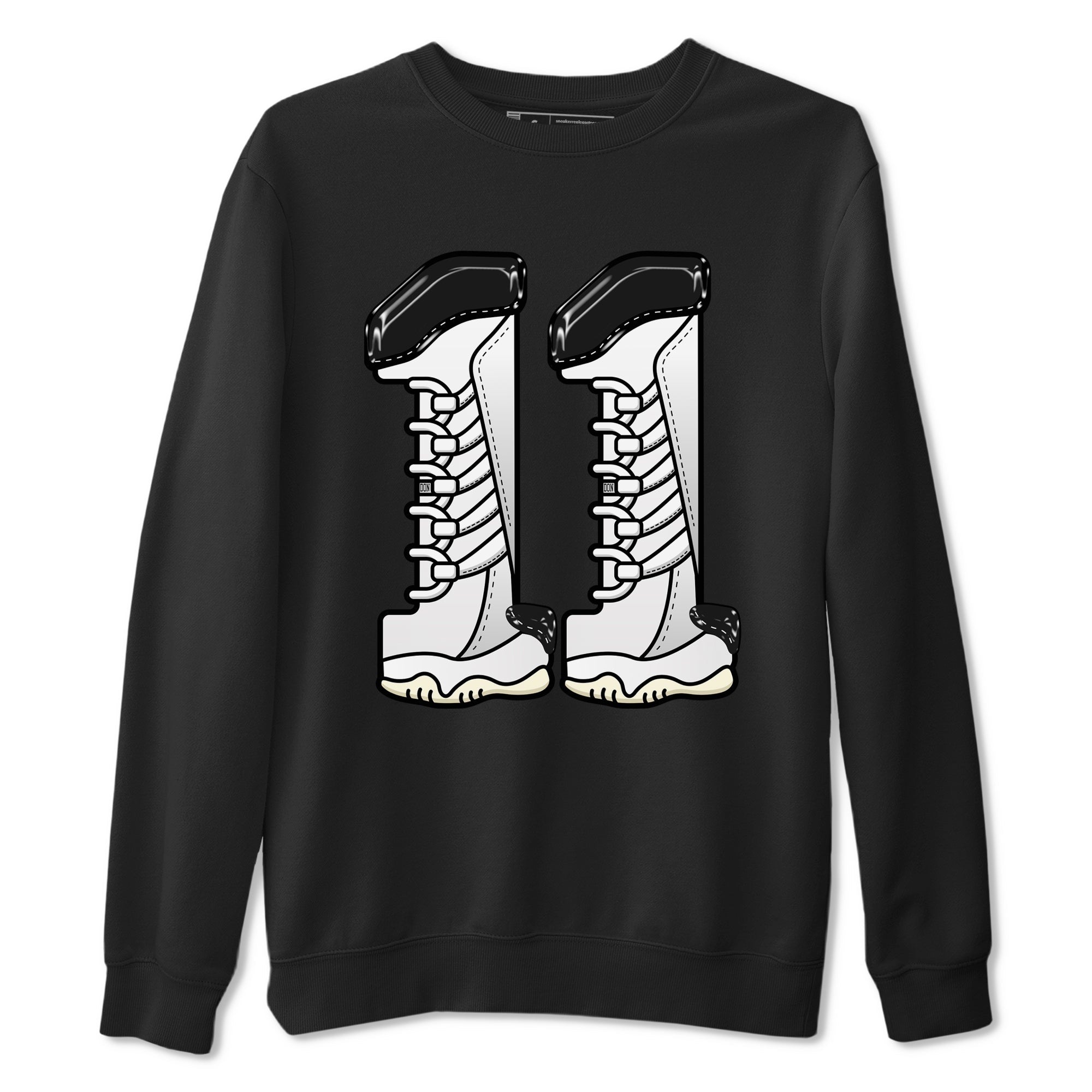 11s Gratitude shirt to match jordans Number 11 sneaker tees Air Jordan 11 Gratitude Drip Gear Zone Unisex Black 2 T-Shirt