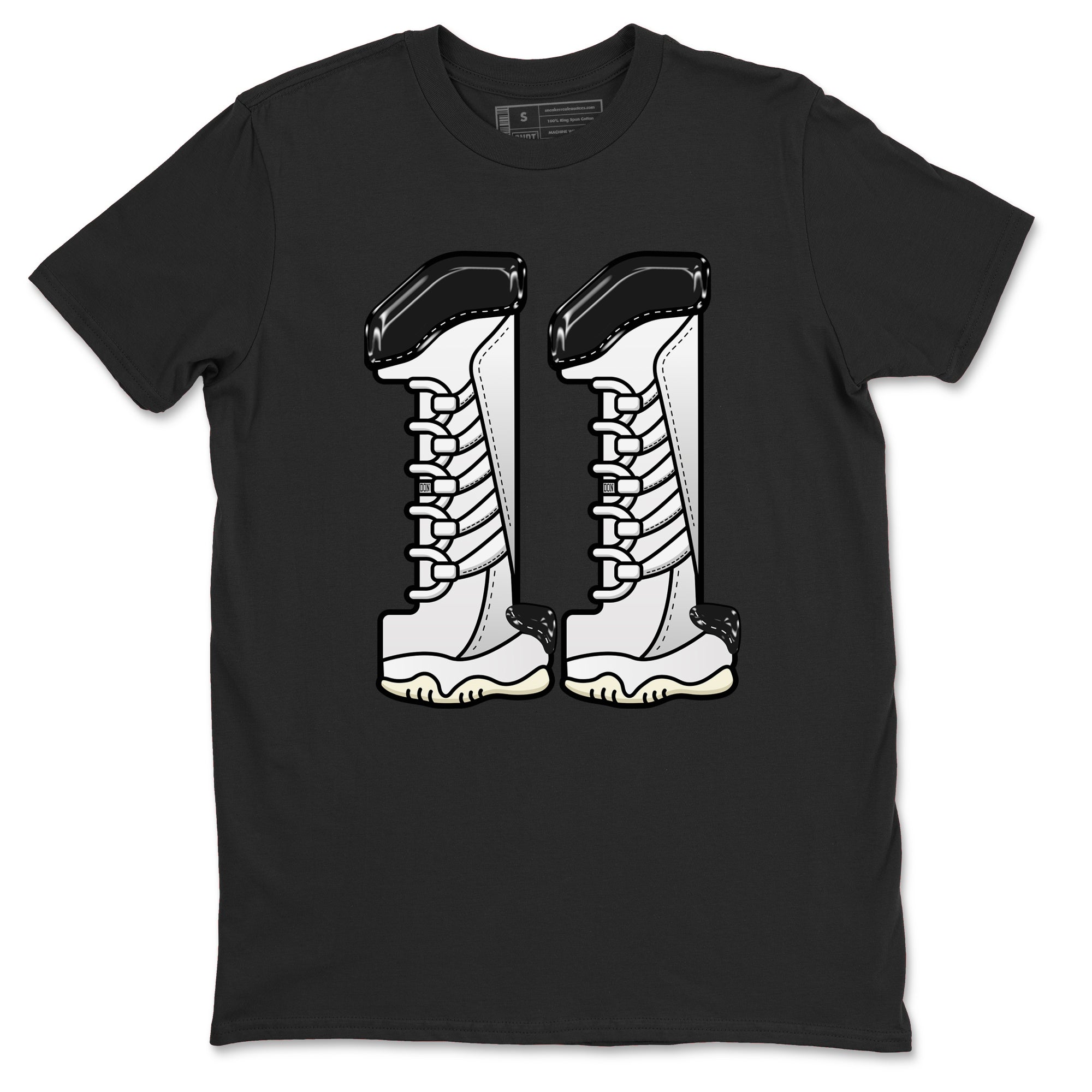 11s Gratitude shirt to match jordans Number 11 sneaker tees Air Jordan 11 Gratitude Drip Gear Zone Unisex Black 2 T-Shirt
