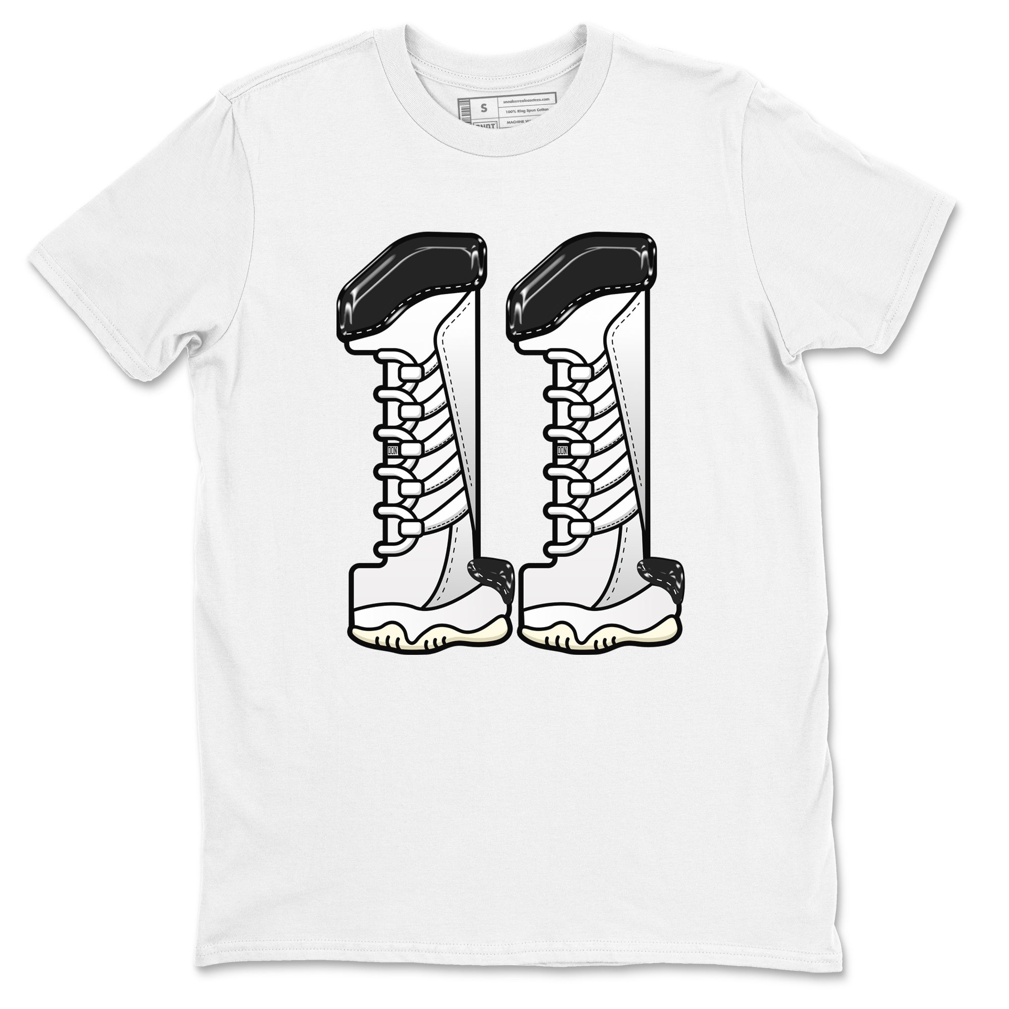 11s Gratitude shirt to match jordans Number 11 sneaker tees Air Jordan 11 Gratitude Drip Gear Zone Unisex White 2 T-Shirt