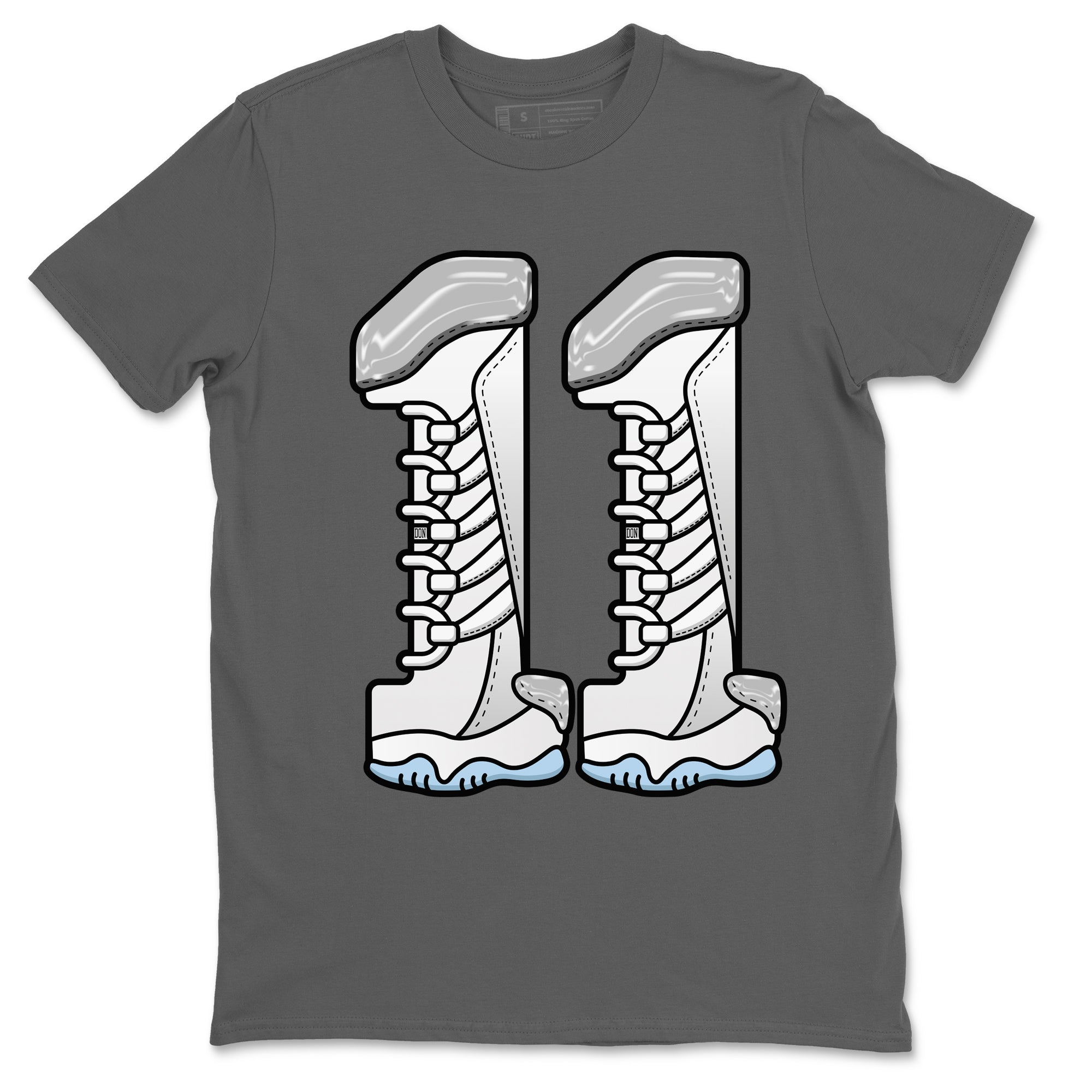Air Jordan 11 White Cement Sneaker Match Tees Number 11 Streetwear Sneaker Shirt Air Jordan 11 Cement Grey Sneaker Release Tees Unisex Shirts Cool Grey 2