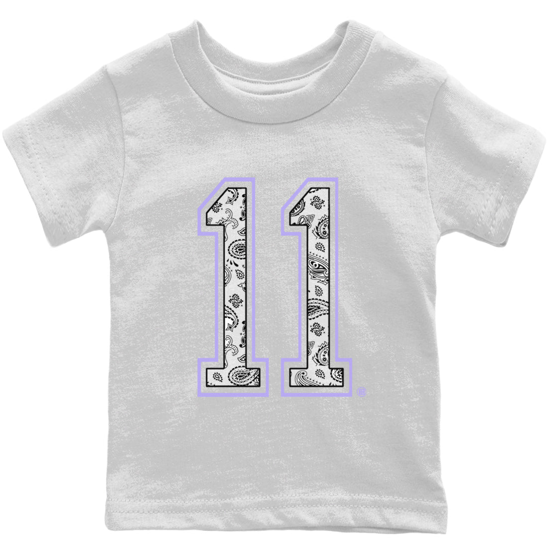 Jordan 11 Pure Violet Sneaker Matching T-Shirt Texture 11 Sneaker Tees Jordan 11 Pure Violet Sneaker Release Tees Kids Shirts
