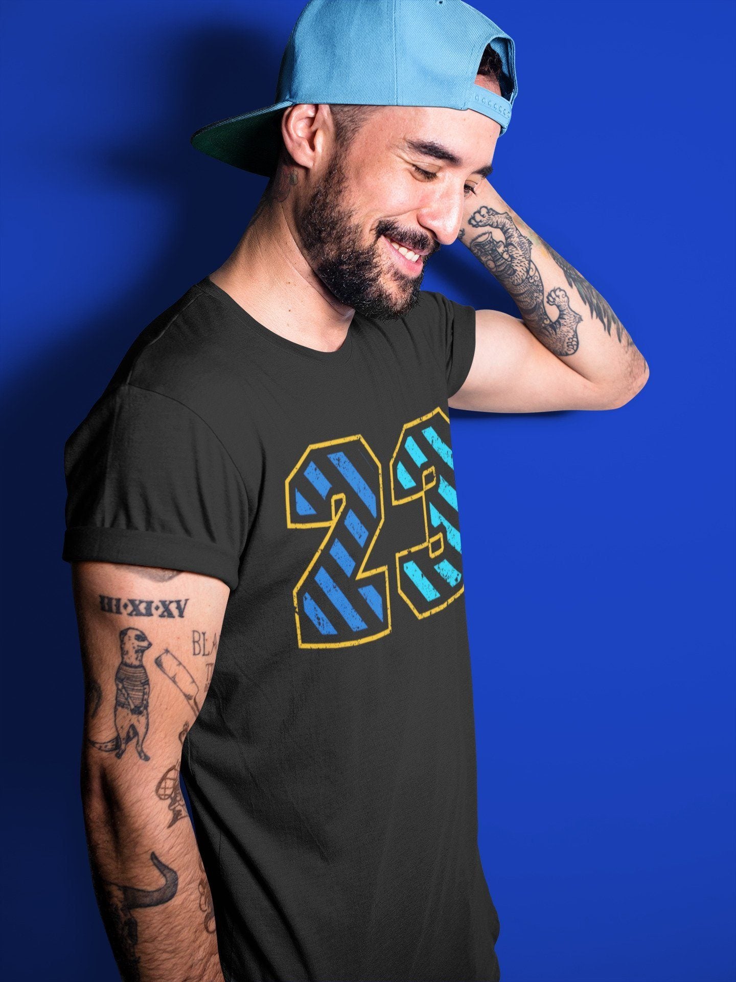 Jordan 2 OFF-WHITE Black Blue Shirt To Match Jordans Number 23 Sneaker Tees Jordan 2 OFF-WHITE Black Blue Drip Gear Zone Sneaker Matching Clothing Unisex Shirts