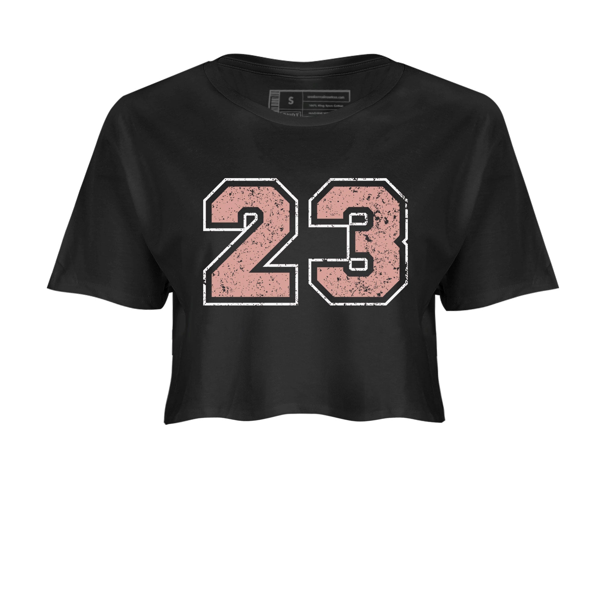 Dunk Low WMNS Rose Whisper shirt to match jordans Number 23 Streetwear Sneaker Shirt Dunk Rose Whisper Drip Gear Zone Sneaker Matching Clothing Black 2 Crop T-Shirt