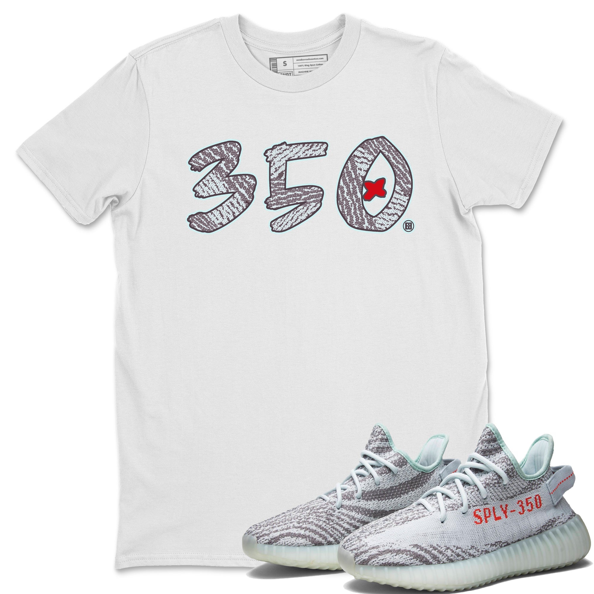 Yeezy 350 Blue Tint Shirt To Match Jordans Number 350 Sneaker Tees Yeezy 350 Blue Tint Drip Gear Zone Sneaker Matching Clothing Unisex Shirts