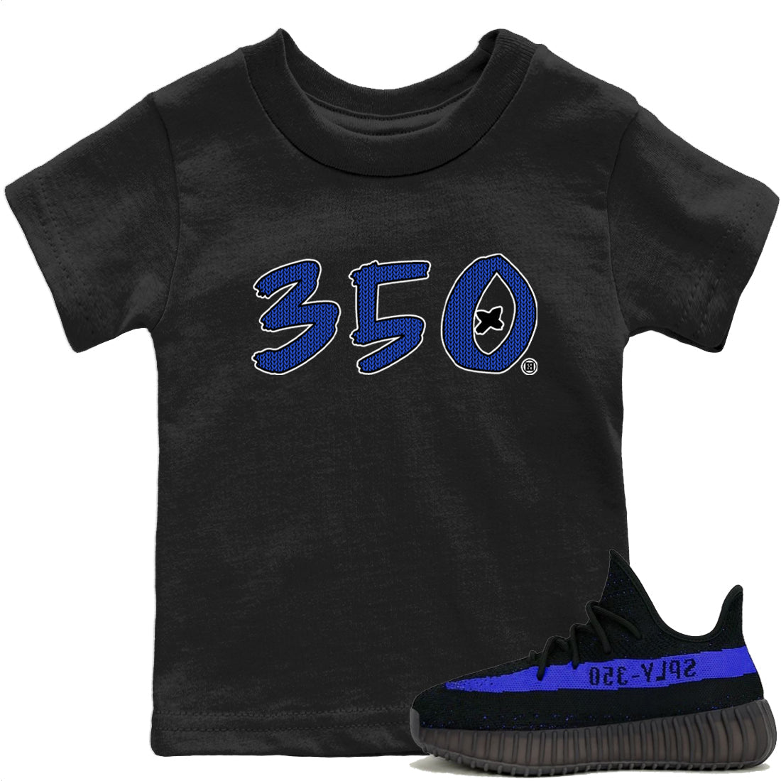 Yeezy 350 Dazzling Blue Shirt To Match Jordans Number 350 Sneaker Tees Yeezy 350 Dazzling Blue Drip Gear Zone Sneaker Matching Clothing Kids Shirts