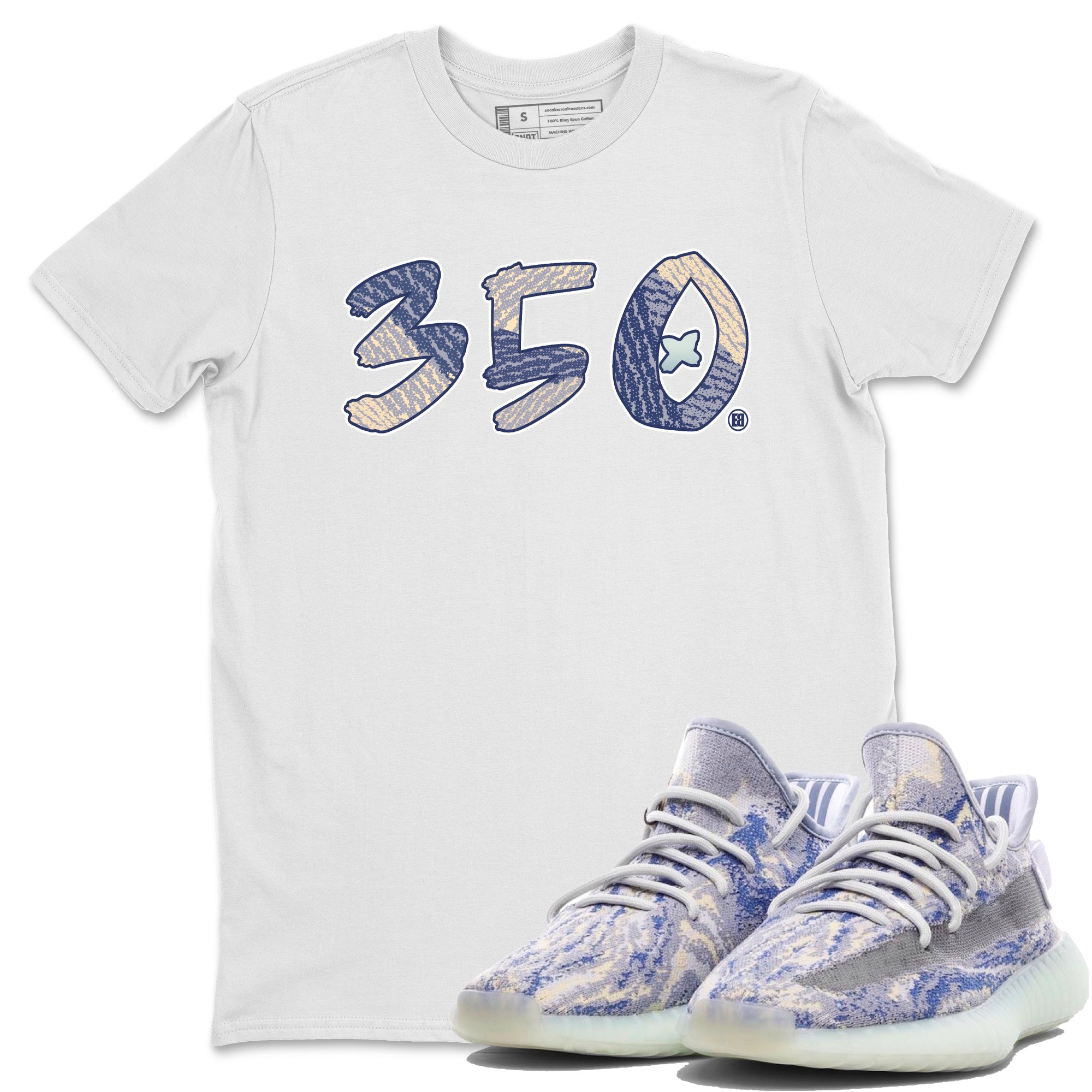 Yeezy 350 MX Blue Shirt To Match Jordans Number 350 Sneaker Tees Yeezy 350 MX Blue Drip Gear Zone Sneaker Matching Clothing Unisex Shirts