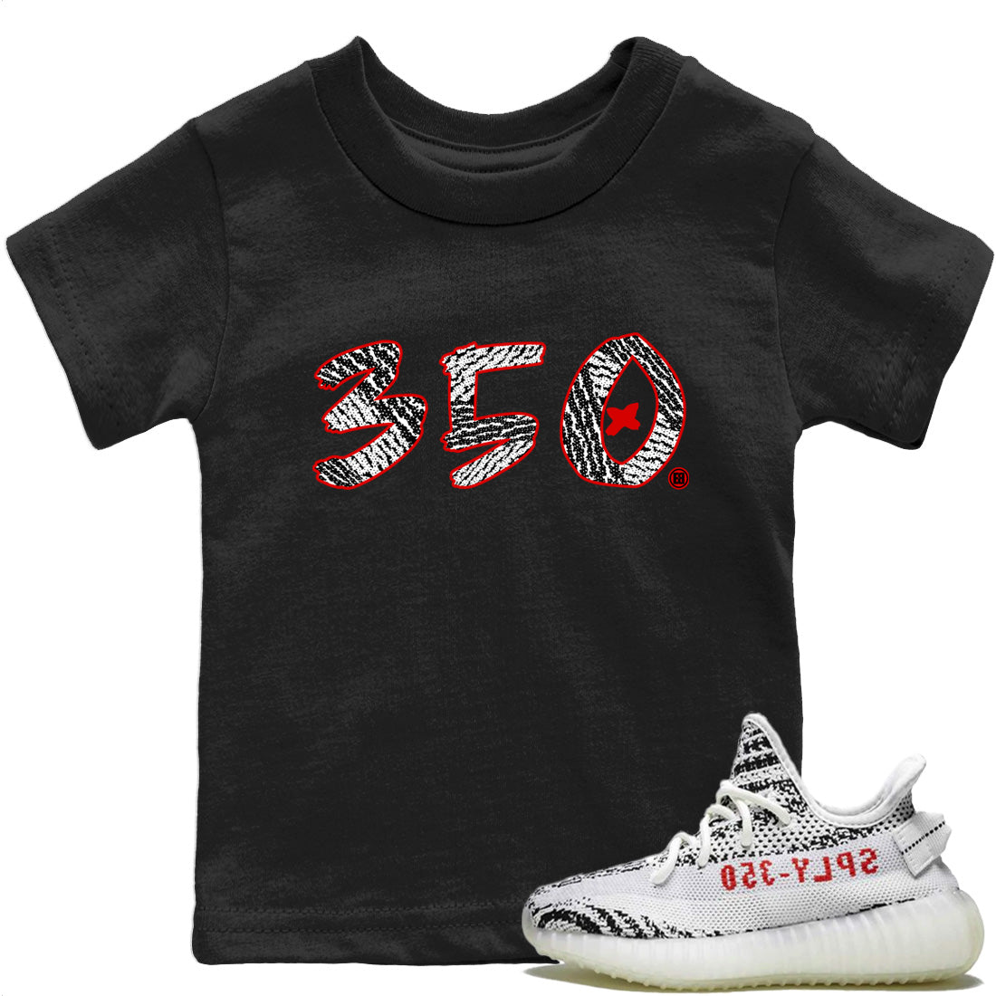 Yeezy 350 Zebra Shirt To Match Jordans Number 350 Sneaker Tees Yeezy 350 Zebra Drip Gear Zone Sneaker Matching Clothing Kids Shirts