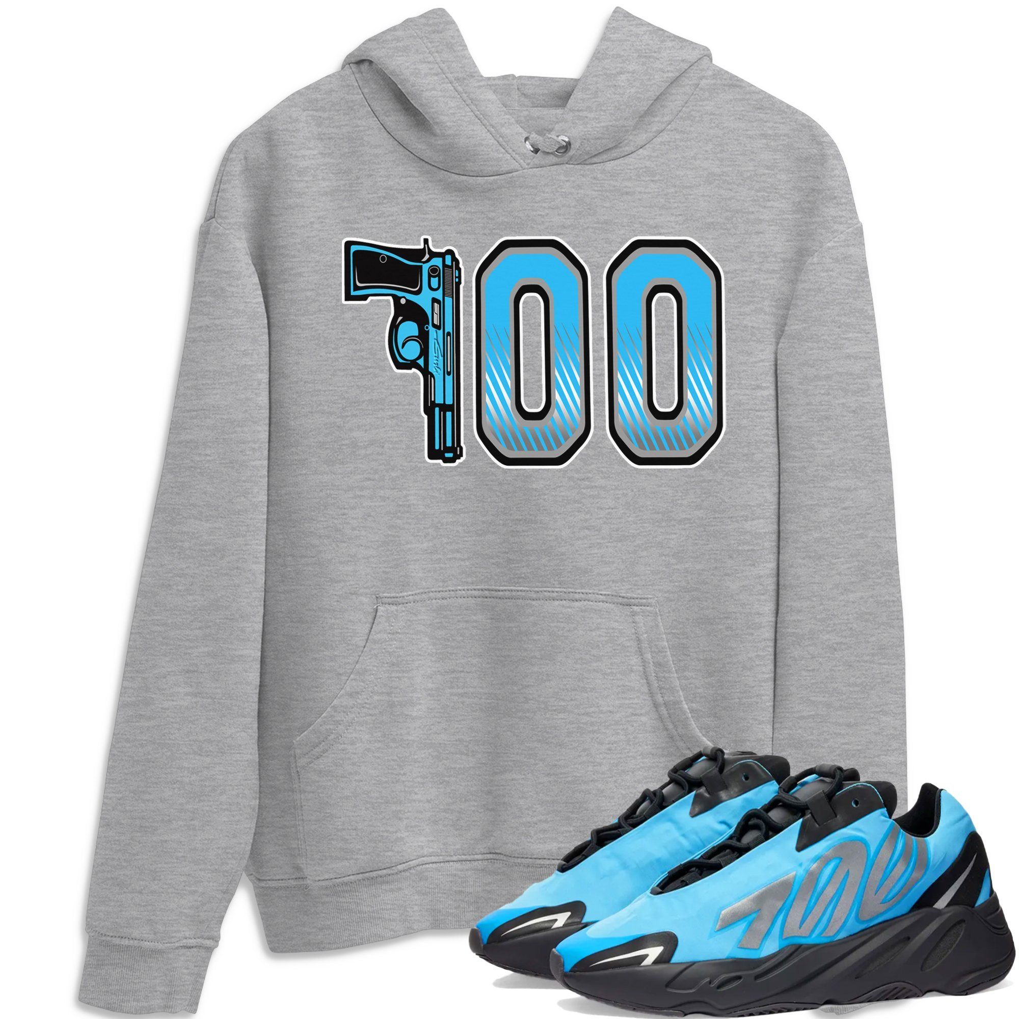 Yeezy 700 Bright Cyan Shirt To Match Jordans Number 700 Sneaker Tees Yeezy 700 Bright Cyan Drip Gear Zone Sneaker Matching Clothing Unisex Shirts