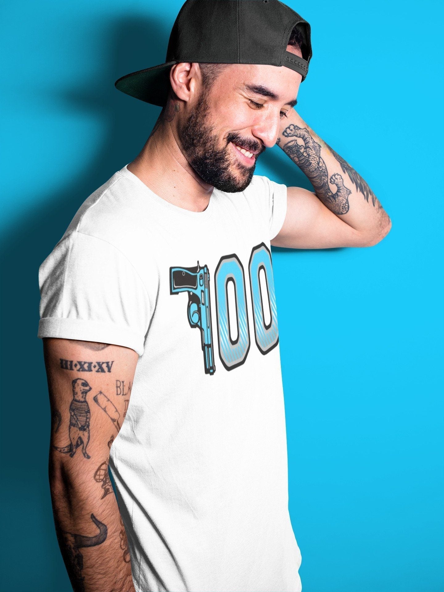 Yeezy 700 Bright Cyan Shirt To Match Jordans Number 700 Sneaker Tees Yeezy 700 Bright Cyan Drip Gear Zone Sneaker Matching Clothing Unisex Shirts