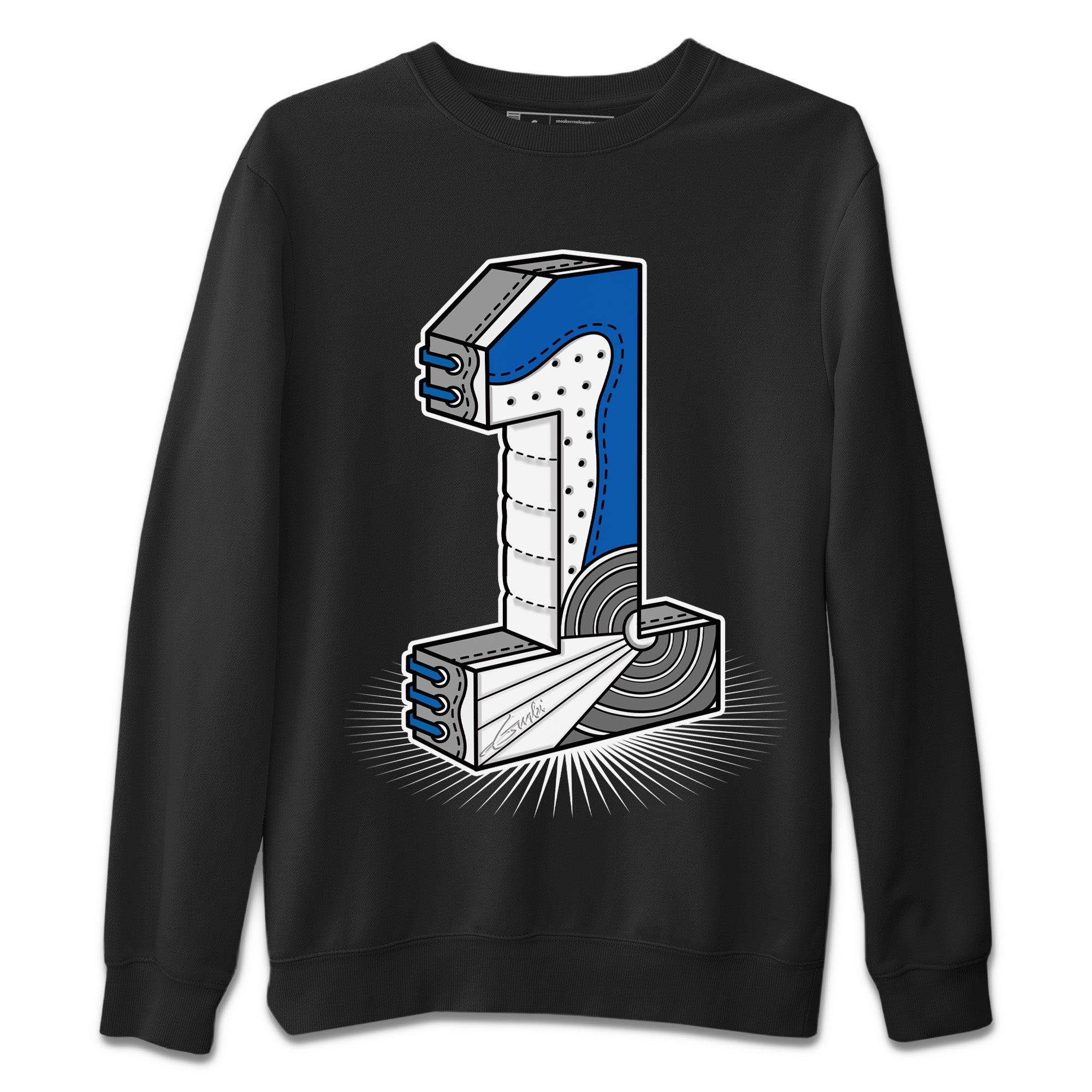 Jordan 1 True Blue Shirt To Match Jordans Number Statue Sneaker Tees Jordan 1 True Blue Drip Gear Zone Sneaker Matching Clothing Unisex Shirts