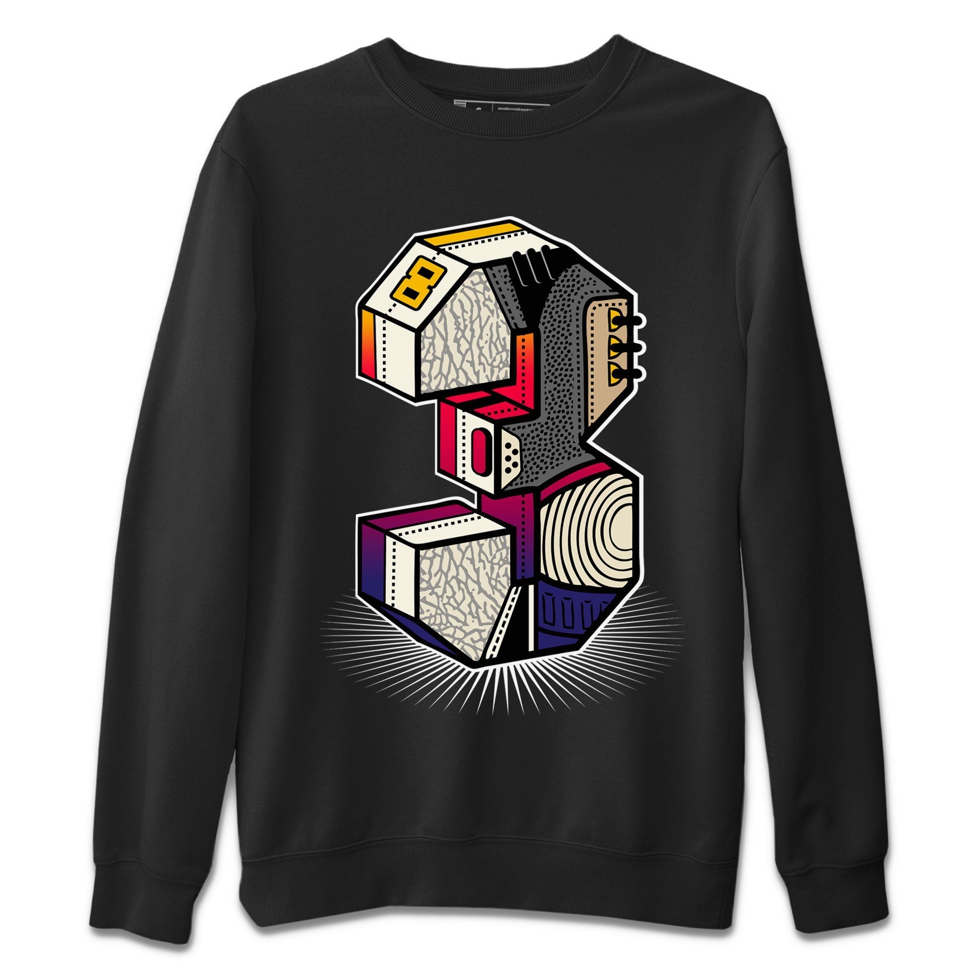 Air Jordan 3 X J Balvin shirt to match jordans Number Statue Streetwear Sneaker Shirt Air Jordan 3 X J Balvin Drip Gear Zone Sneaker Matching Clothing LGBT Pride T-Shirt Unisex Black 2 T-Shirt