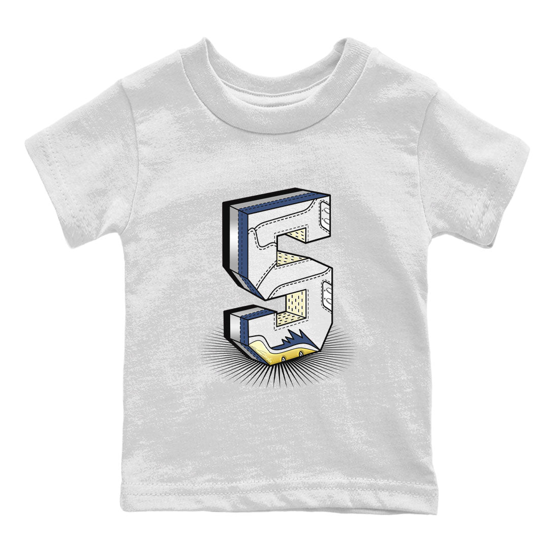 Air Jordan 5 A Ma Maniere x Photon Dust shirt to match jordans Number Statue sneaker matching t-shirt Air Jordan 5 x A Ma Maniere "Dawn" Drip Gear Zone Release Tees Baby Toddler White 2 T-Shirt