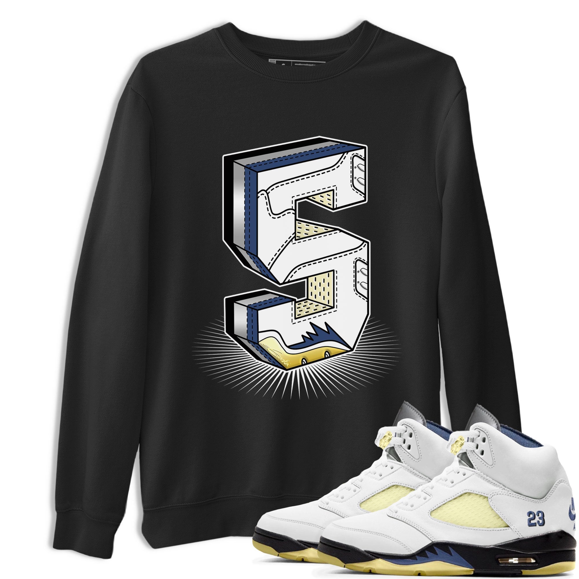 Air Jordan 5 A Ma Maniere x Photon Dust shirt to match jordans Number Statue sneaker matching t-shirt Air Jordan 5 x A Ma Maniere "Dawn" Drip Gear Zone Release Tees Unisex Black 1 T-Shirt