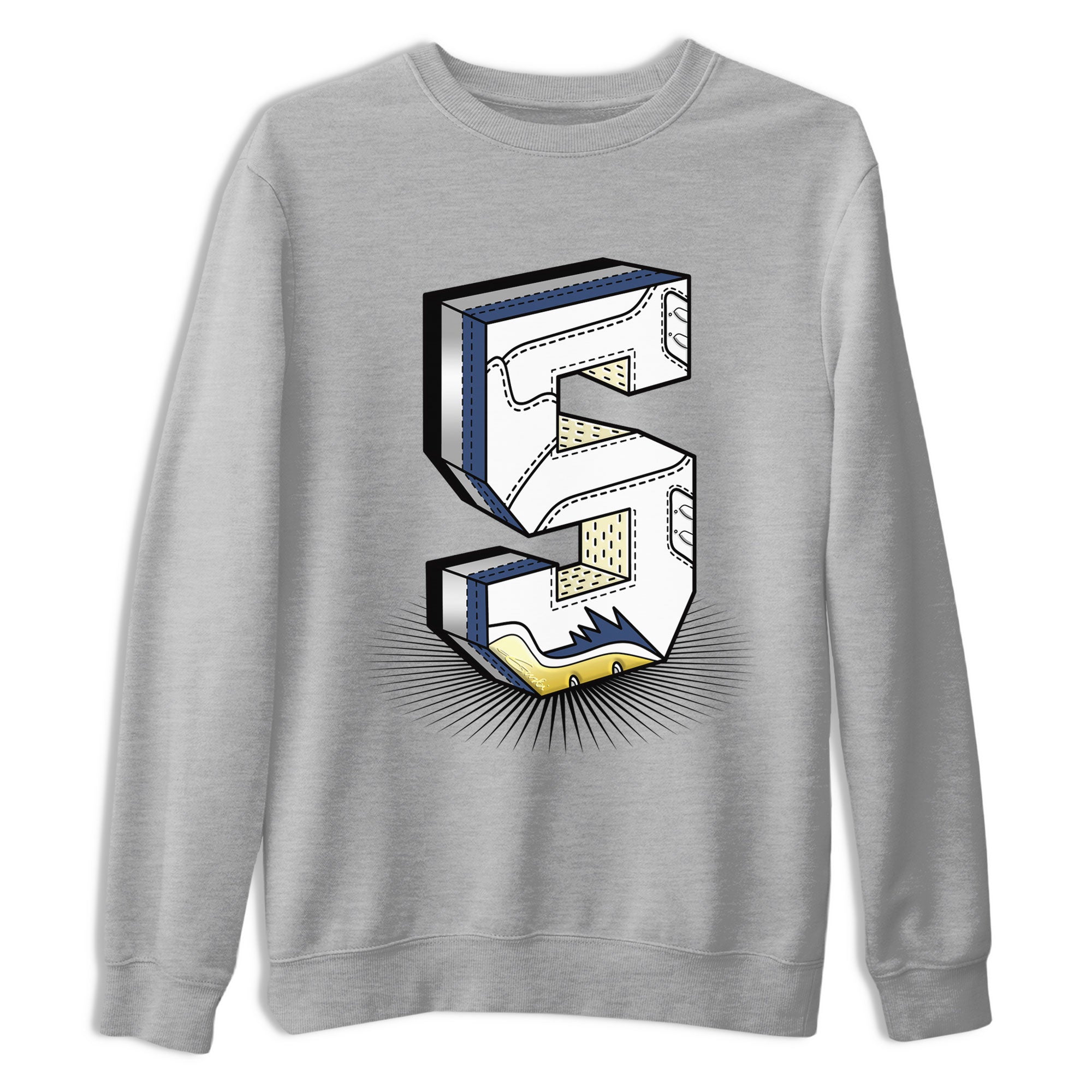 Air Jordan 5 A Ma Maniere x Photon Dust shirt to match jordans Number Statue sneaker matching t-shirt Air Jordan 5 x A Ma Maniere "Dawn" Drip Gear Zone Release Tees Unisex Heather Grey 2 T-Shirt
