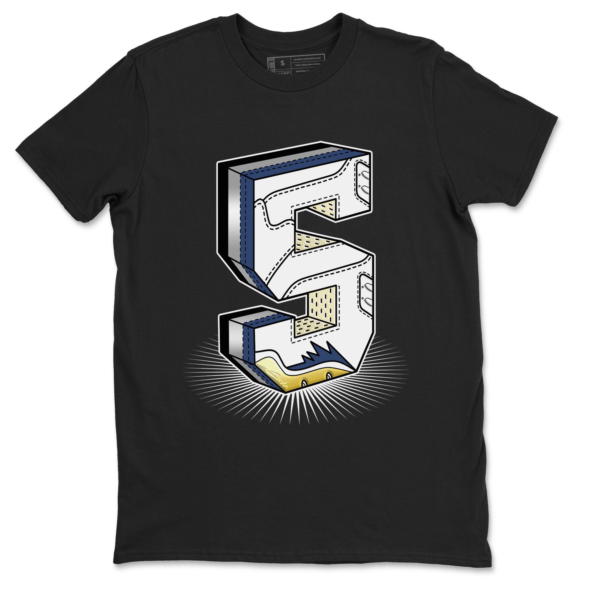 Air Jordan 5 A Ma Maniere x Photon Dust shirt to match jordans Number Statue sneaker matching t-shirt Air Jordan 5 x A Ma Maniere "Dawn" Drip Gear Zone Release Tees Unisex Black 2 T-Shirt