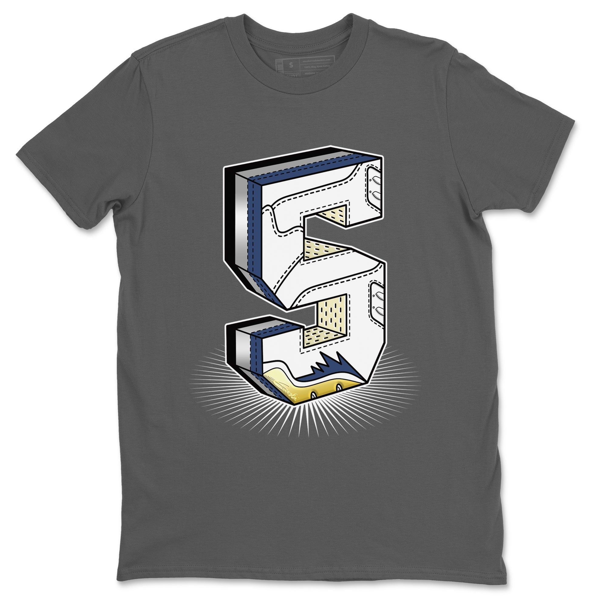 Air Jordan 5 A Ma Maniere x Photon Dust shirt to match jordans Number Statue sneaker matching t-shirt Air Jordan 5 x A Ma Maniere "Dawn" Drip Gear Zone Release Tees Unisex Cool Grey 2 T-Shirt