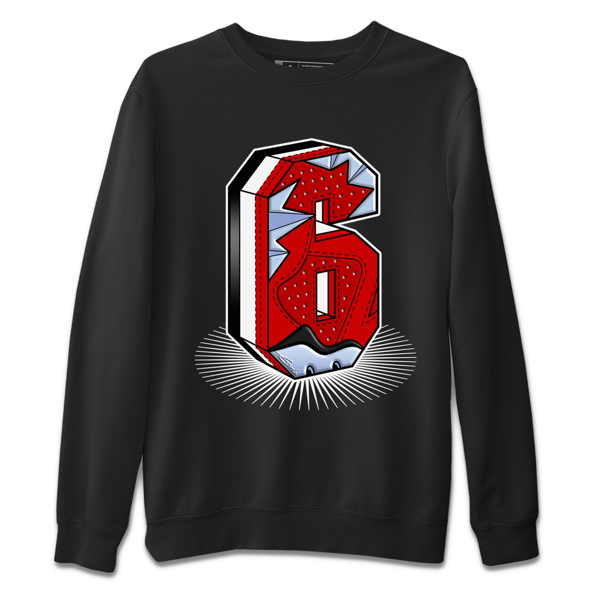 Air Jordan 6 Toro Bravo Sneaker Match Tees Number Statue Streetwear Sneaker Shirt Air Jordan 6 Toro Bravo T-Shirt Unisex Shirts Black 2