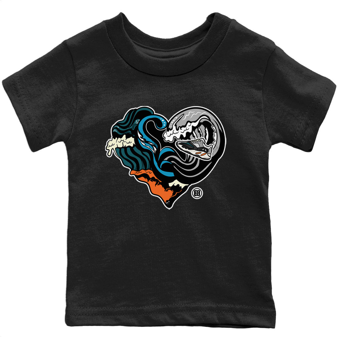 Yeezy 700 Wave Runner Shirt To Match Jordans Ocean Love Sneaker Tees Yeezy 700 Wave Runner Drip Gear Zone Sneaker Matching Clothing Kids Shirts