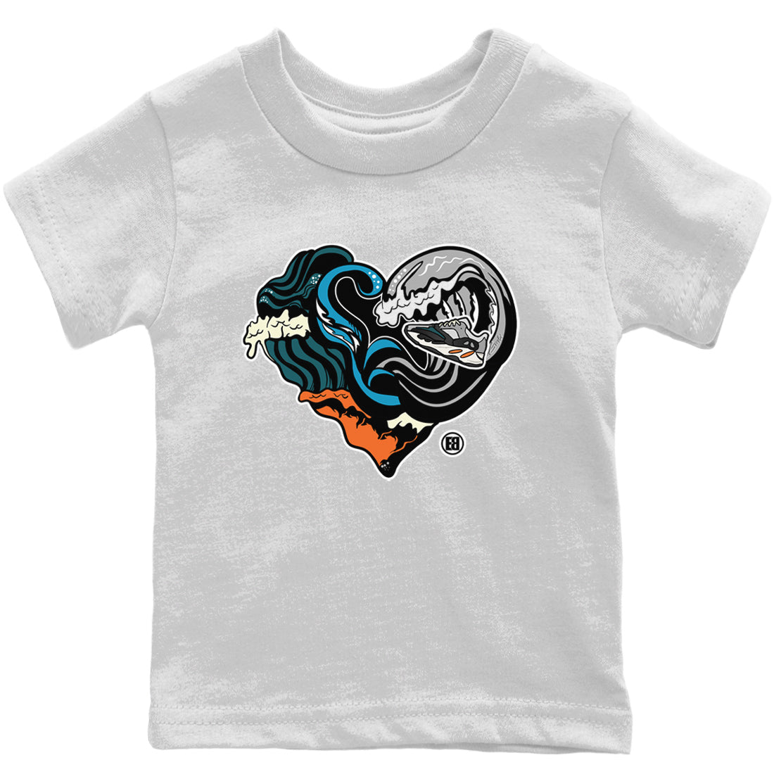 Yeezy 700 Wave Runner Shirt To Match Jordans Ocean Love Sneaker Tees Yeezy 700 Wave Runner Drip Gear Zone Sneaker Matching Clothing Kids Shirts