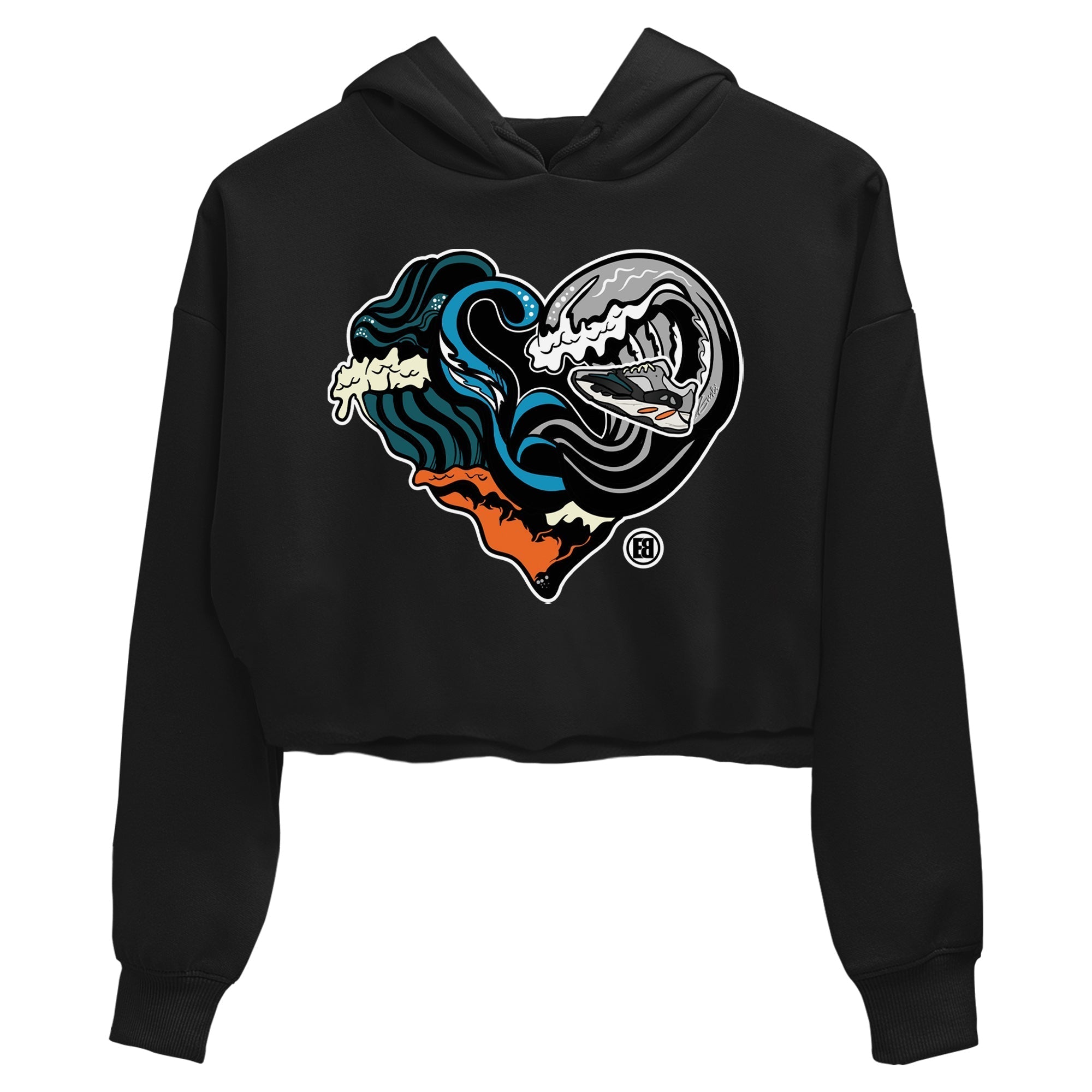 Yeezy 700 Wave Runner Shirt To Match Jordans Ocean Love Sneaker Tees Yeezy 700 Wave Runner Drip Gear Zone Sneaker Matching Clothing Women's Shirts