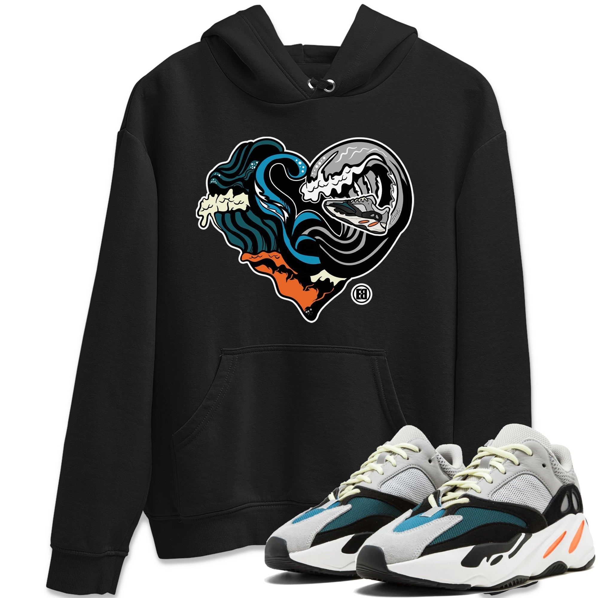 Yeezy 700 Wave Runner Shirt To Match Jordans Ocean Love Sneaker Tees Yeezy 700 Wave Runner Drip Gear Zone Sneaker Matching Clothing Unisex Shirts