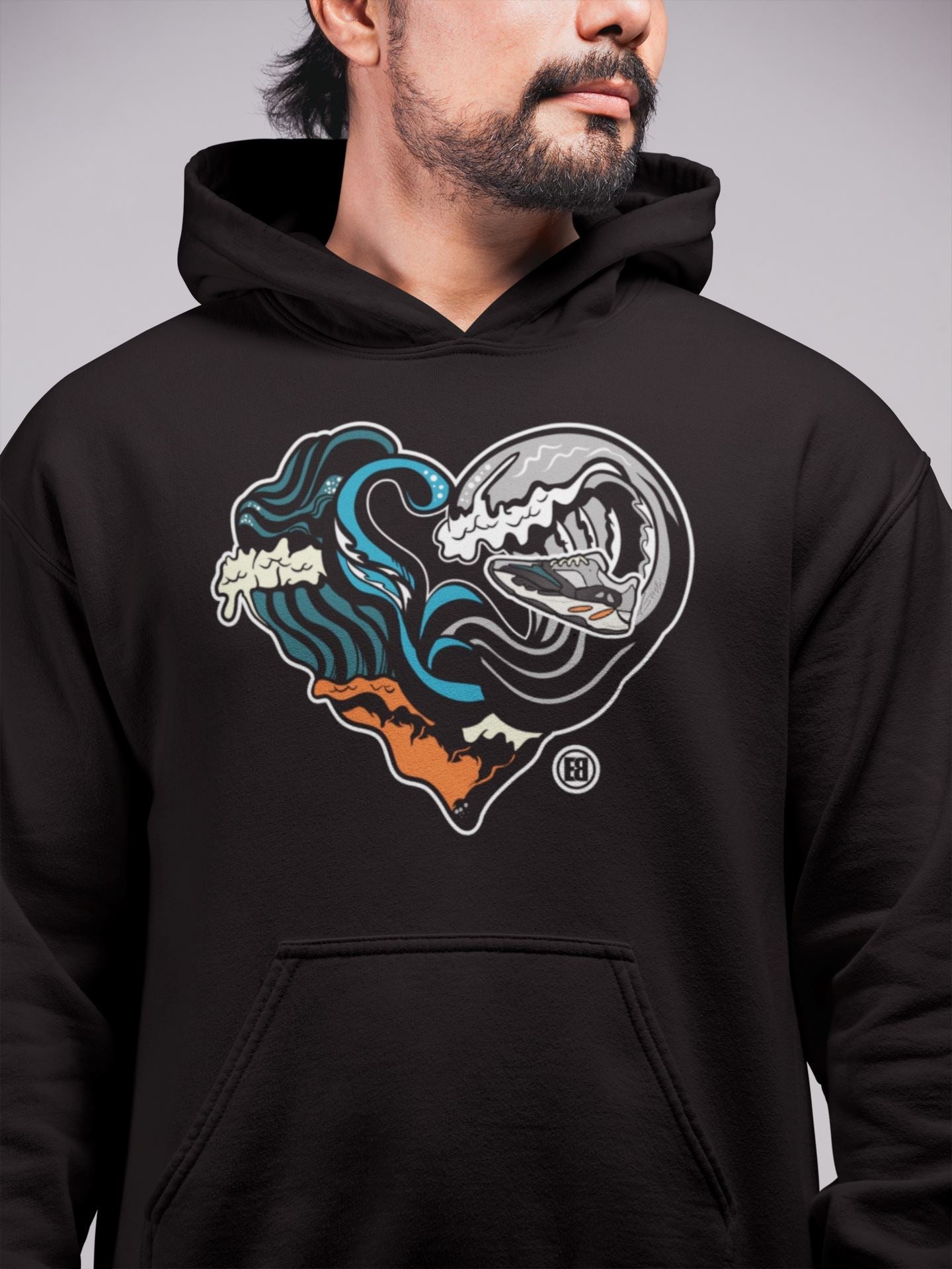 Yeezy 700 Wave Runner Shirt To Match Jordans Ocean Love Sneaker Tees Yeezy 700 Wave Runner Drip Gear Zone Sneaker Matching Clothing Unisex Shirts