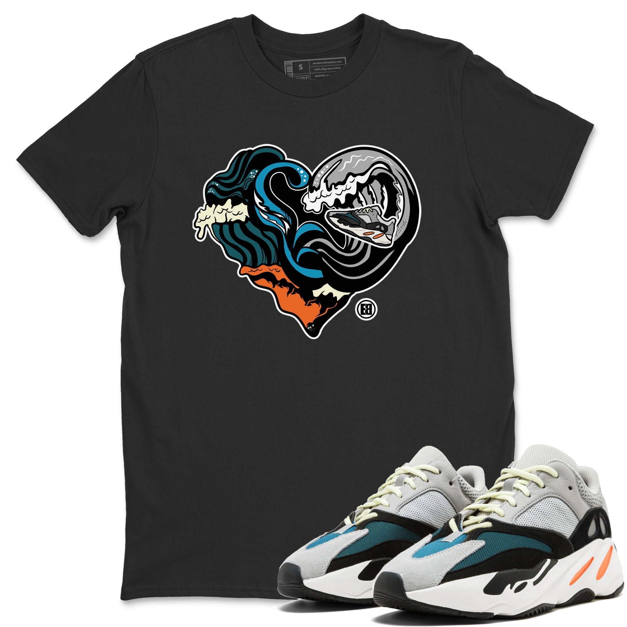 Yeezy 700 Wave Runner Shirt To Match Jordans Ocean Love Sneaker Tees Yeezy 700 Wave Runner Drip Gear Zone Sneaker Matching Clothing Unisex Shirts