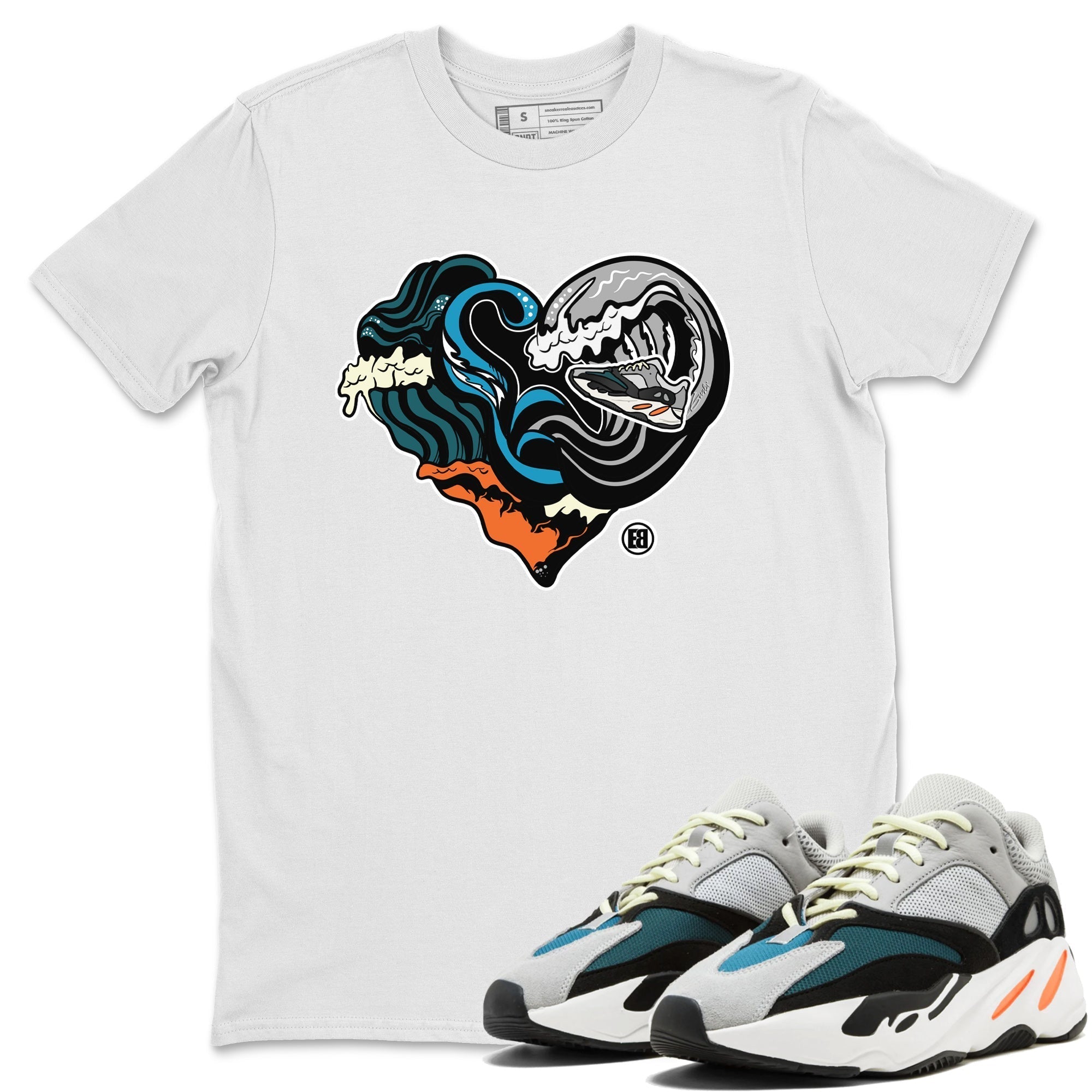 Yeezy 700 Wave Runner Shirt To Match Jordans Ocean Love Sneaker Tees Yeezy 700 Wave Runner Drip Gear Zone Sneaker Matching Clothing Unisex Shirts